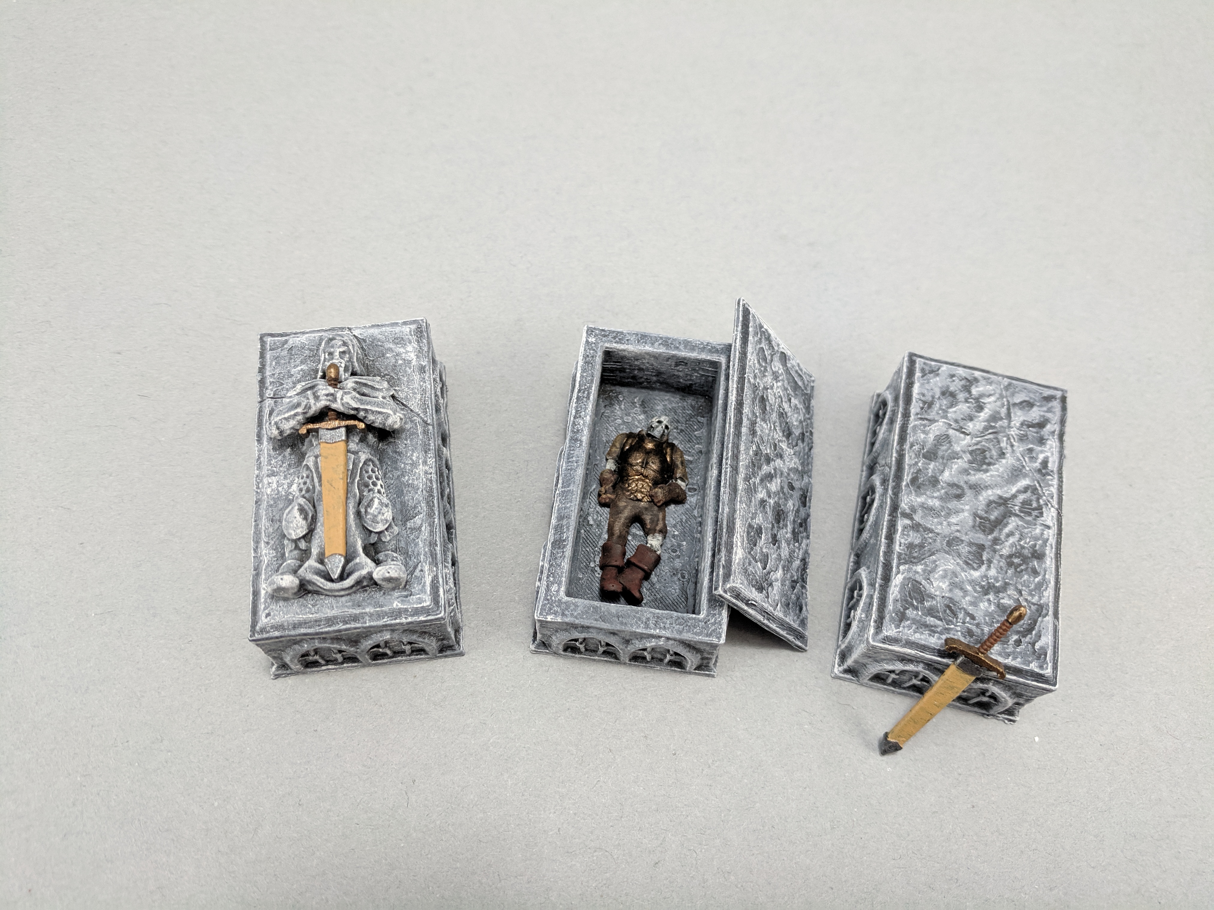 Sarcophagus with Removable Sword