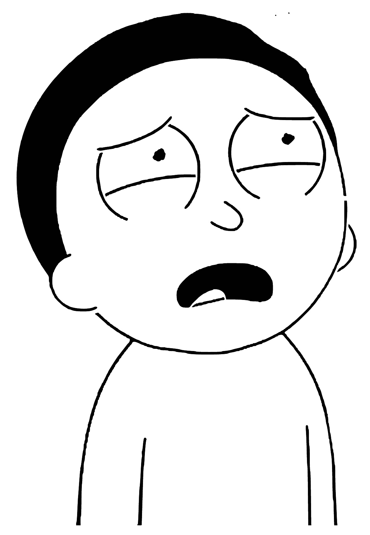 Morty Smith stencil 5