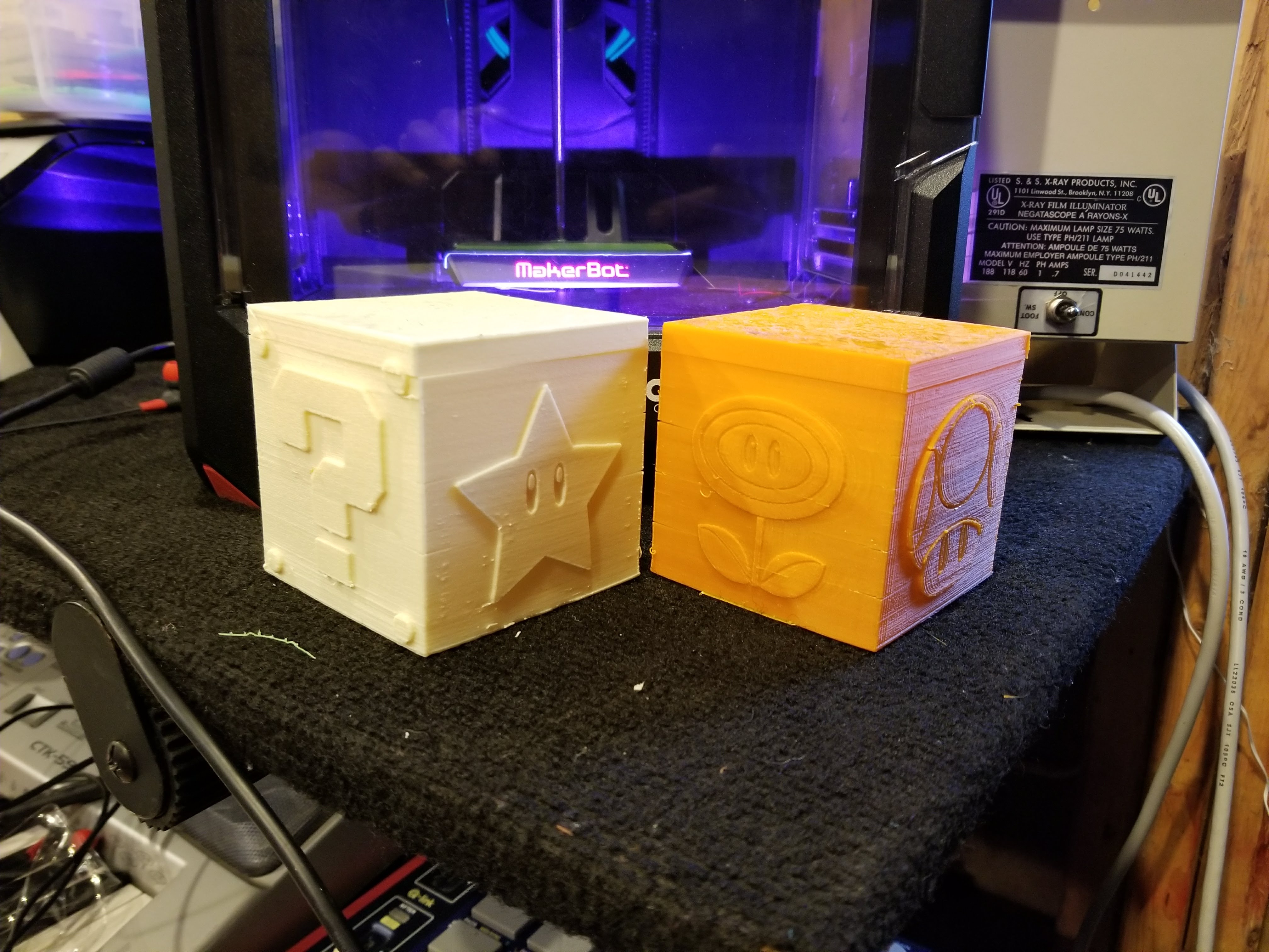Mushroom Grinder Question Mark Box
