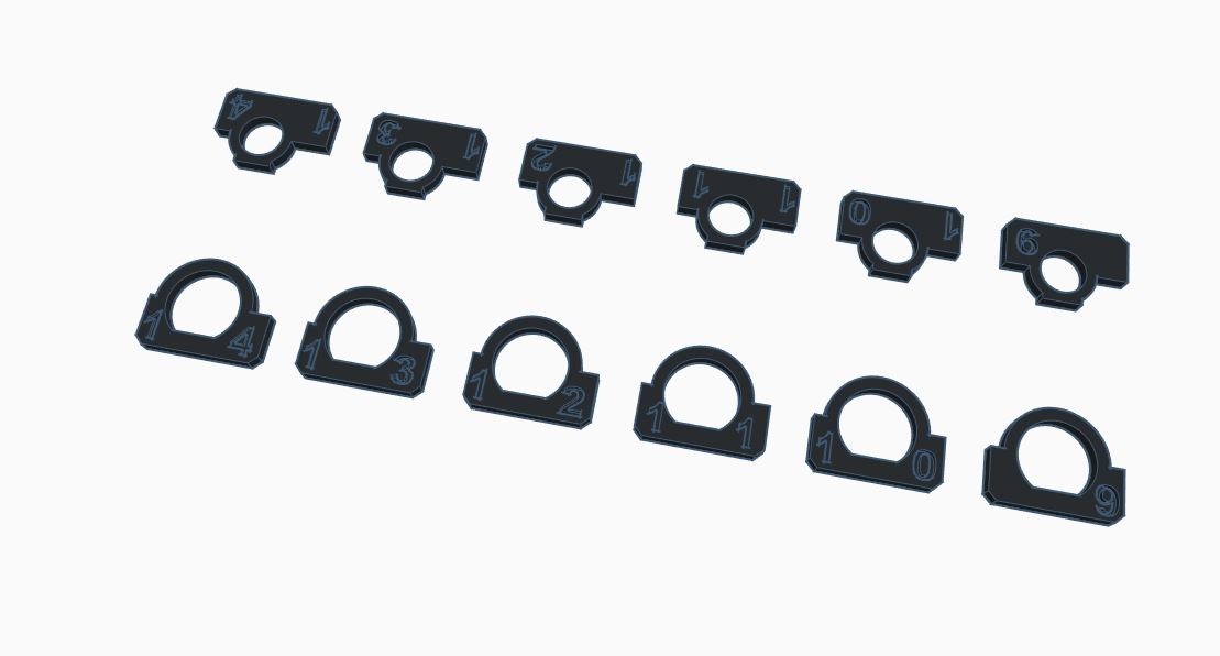 64 Pitch LM Motor Spacers