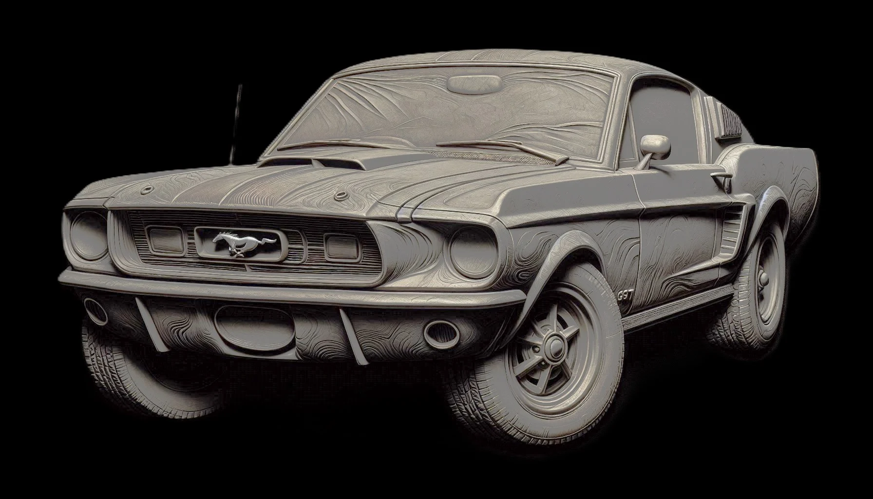 67 Ford Mustang Gt
