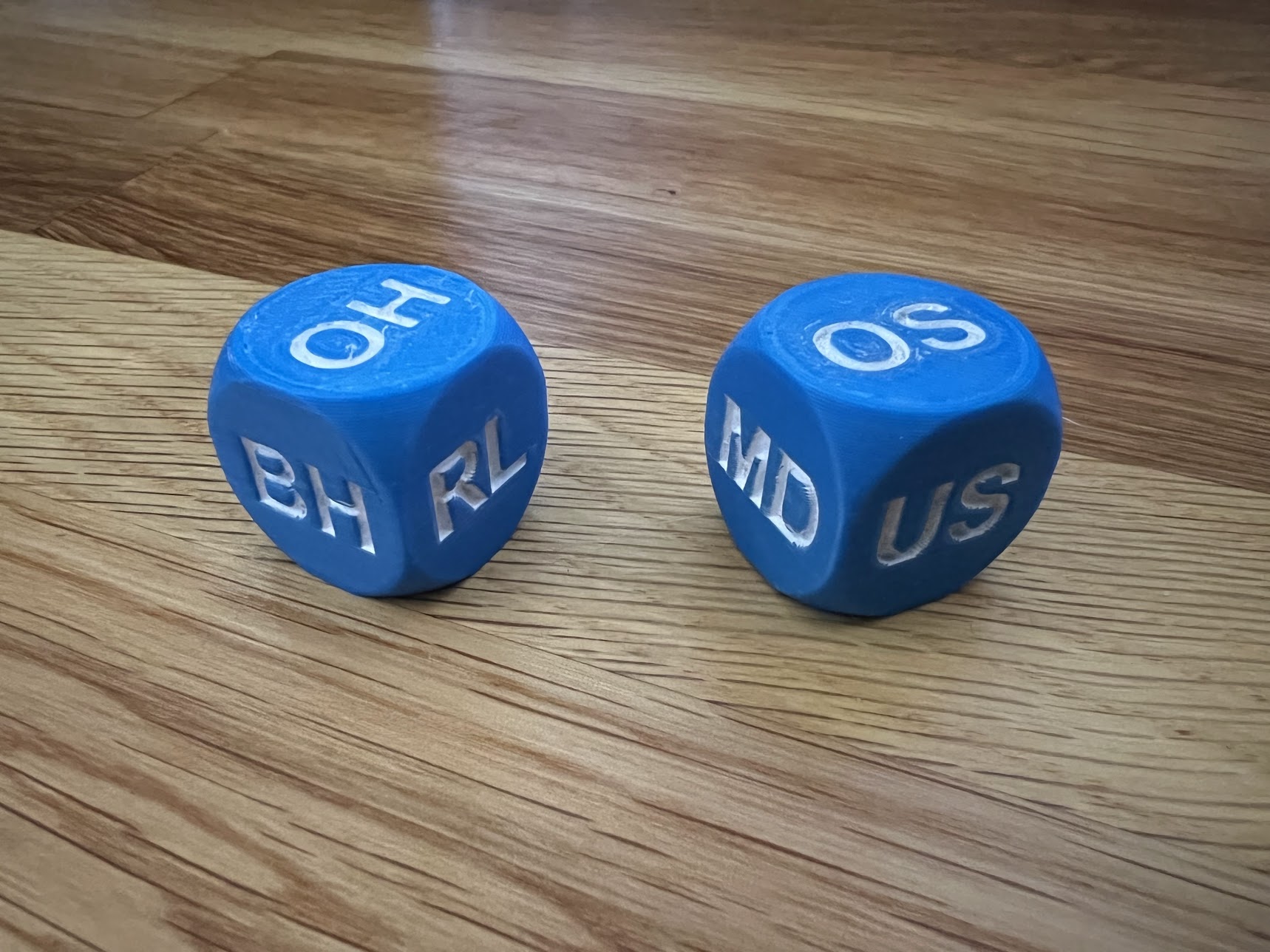 Disc Golf Dice (Arial Font)