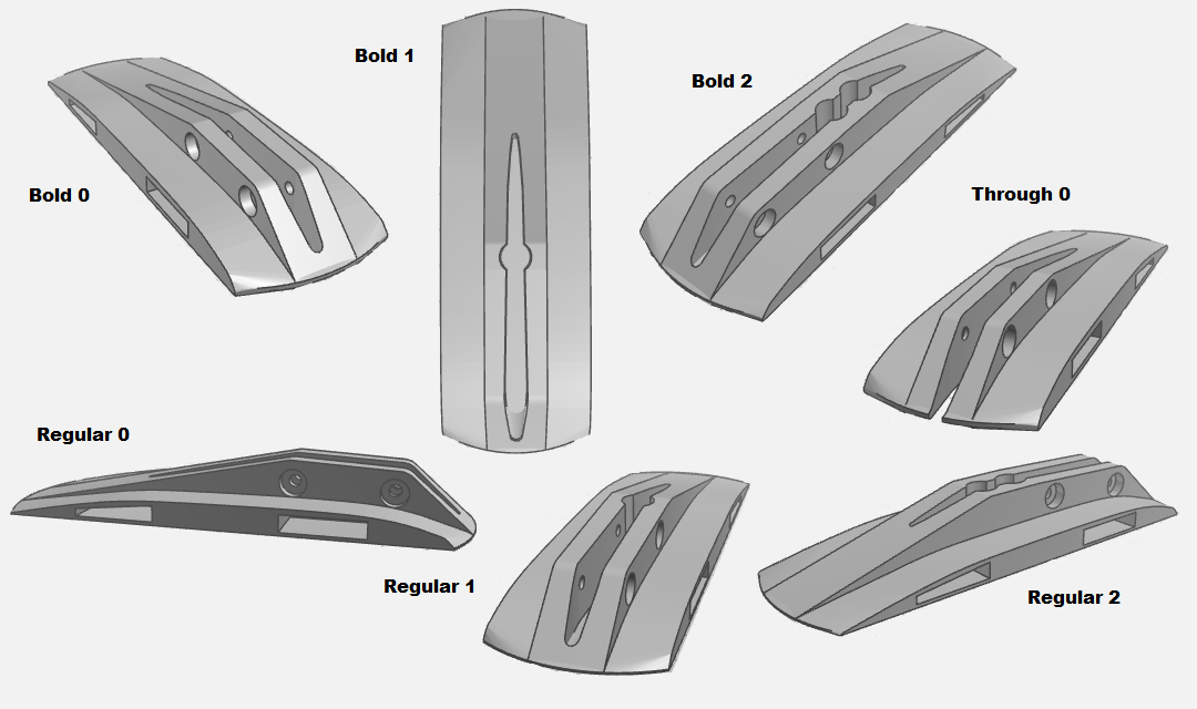 Onean Side Fins Holders