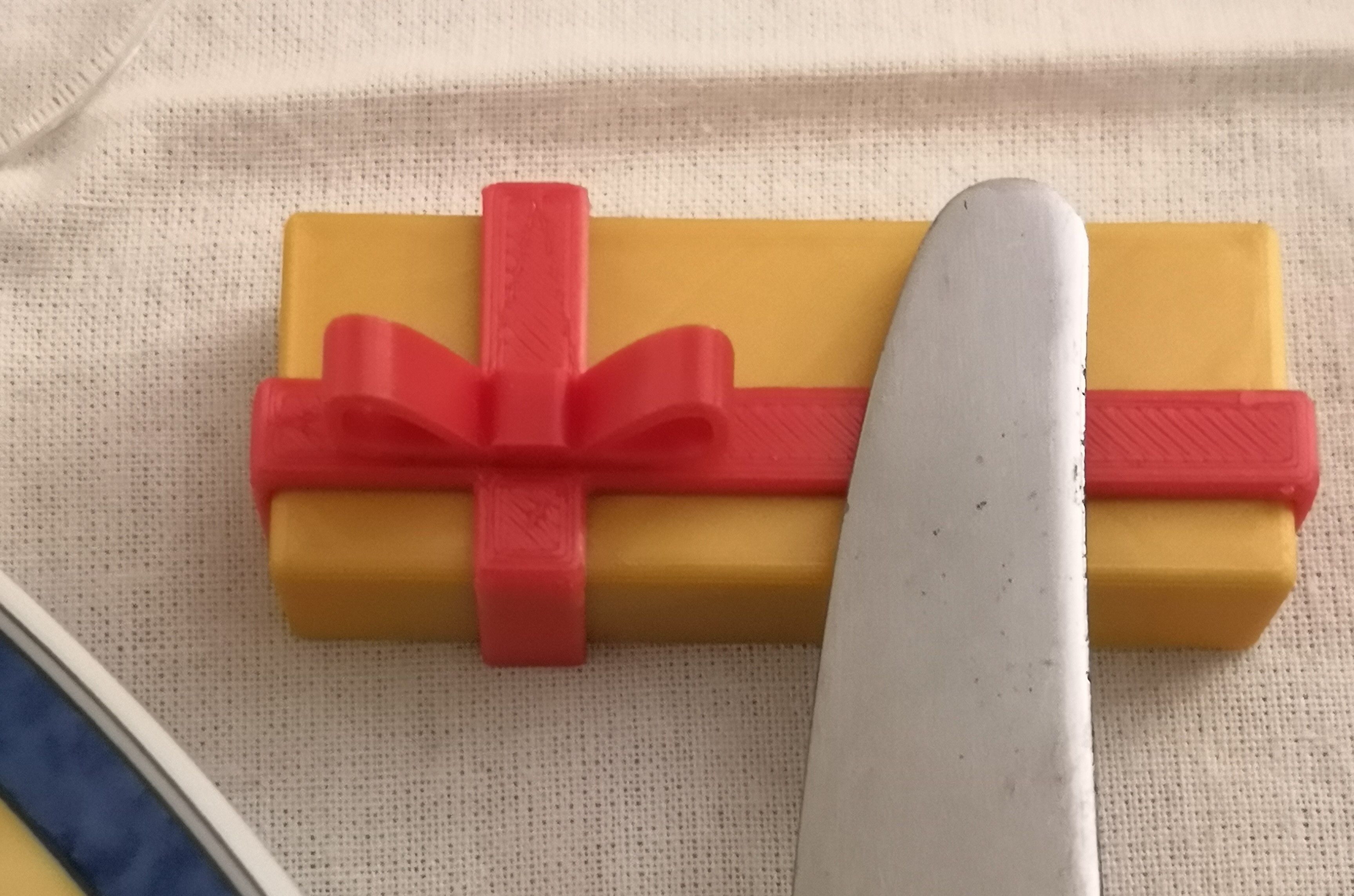 Porte couteau de table pour Noël - Table knife door for Christmas