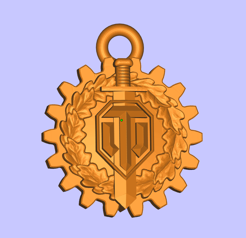 WOT logo keychain