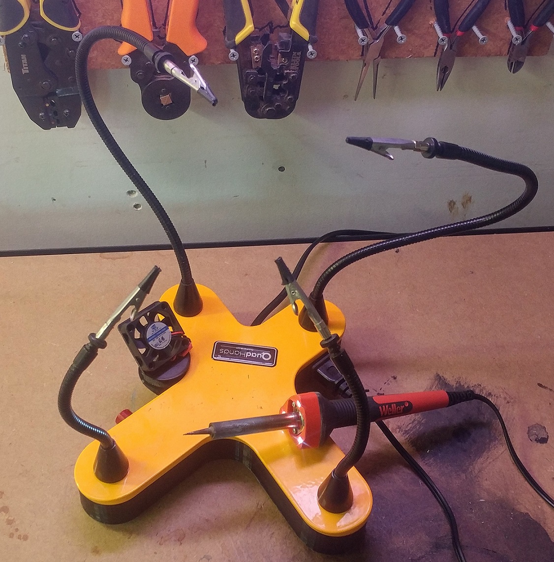 Quadhands Soldering Fan Power Base