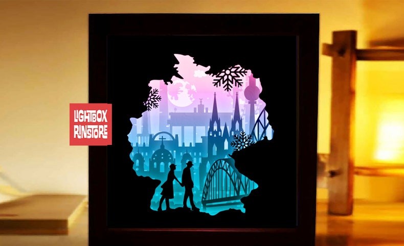 Love in Cologne Koln Germany lightbox