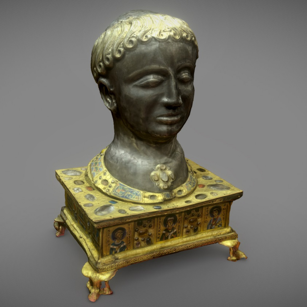 Reliquary head of the pope Alexandre