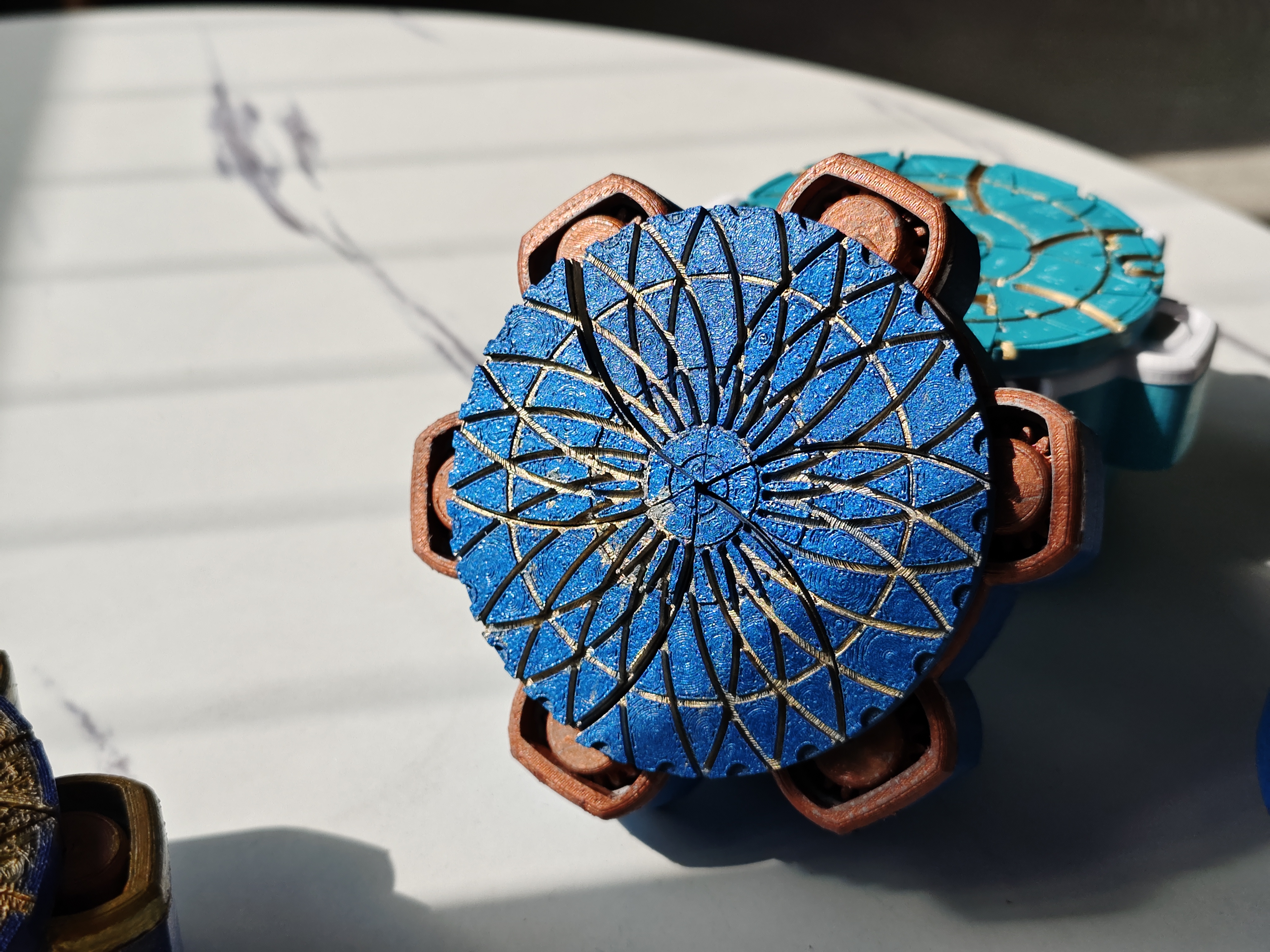 Top for Mechanical Spinning Top Dice Box