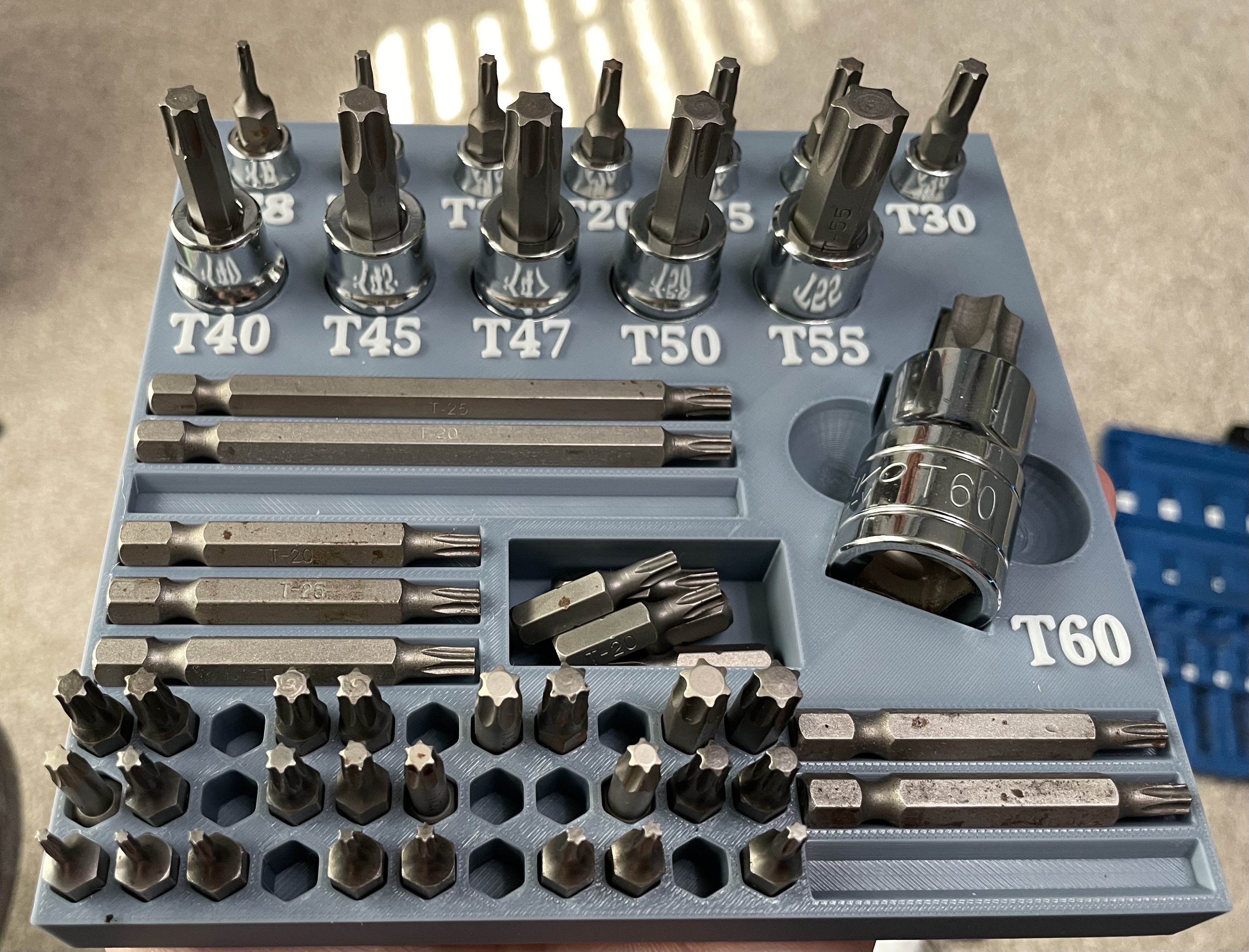 Torx Socket/Bit tray