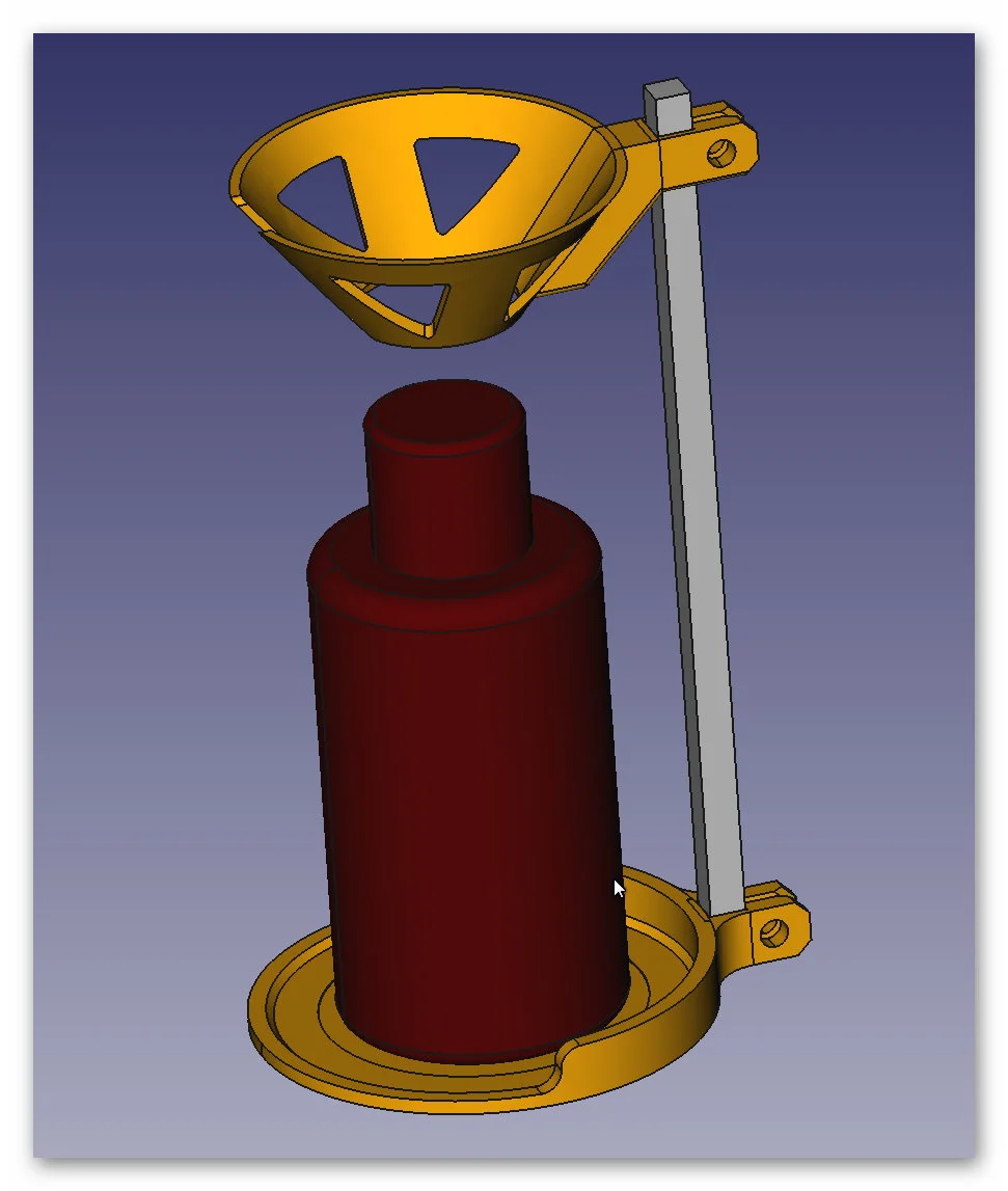 Universal uv resin strainer filtration station (funnel with filter) to fill it back from the vat to the bottle for Elegoo Mars and oher like Anycubic Photon,...