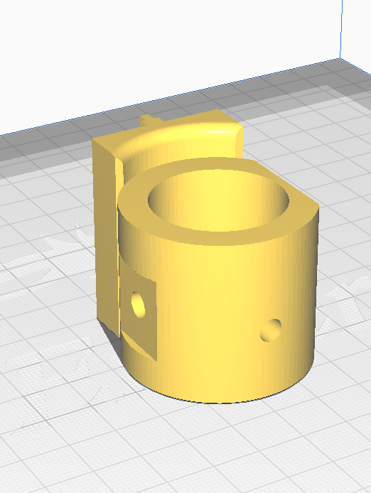 Soporte linterna casco f1