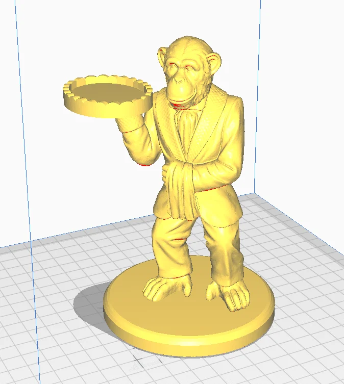 Monkey Butler Ring Holder