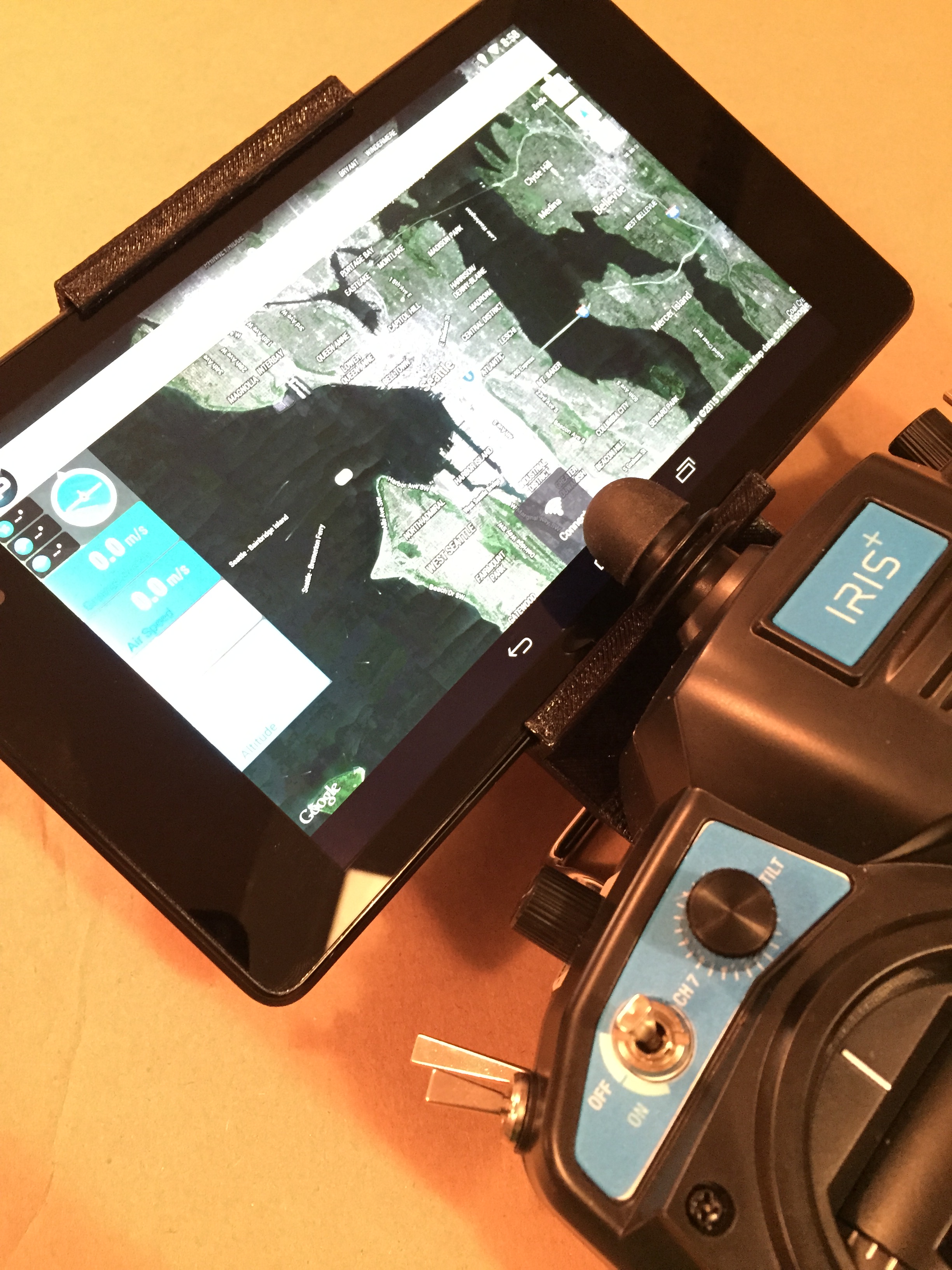 Nexus7 2013 mount for 3DR IRIS