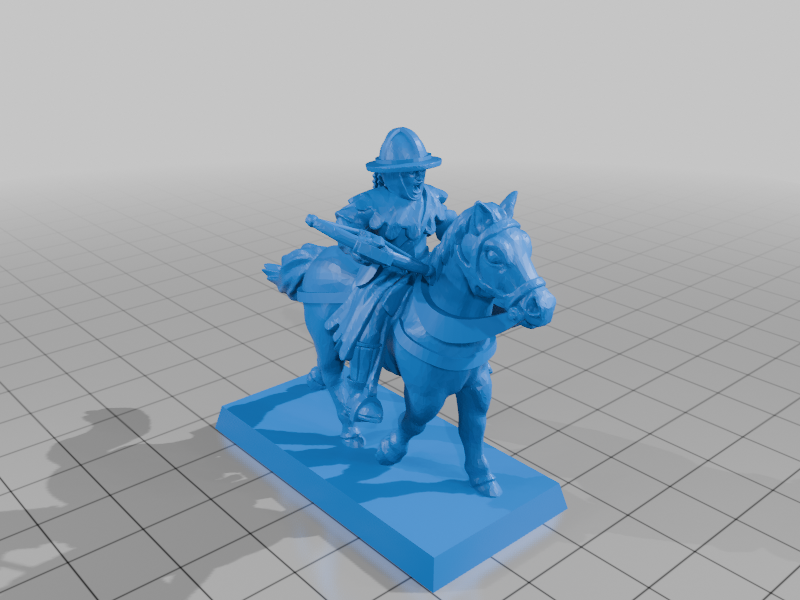 mounted crossbow men
