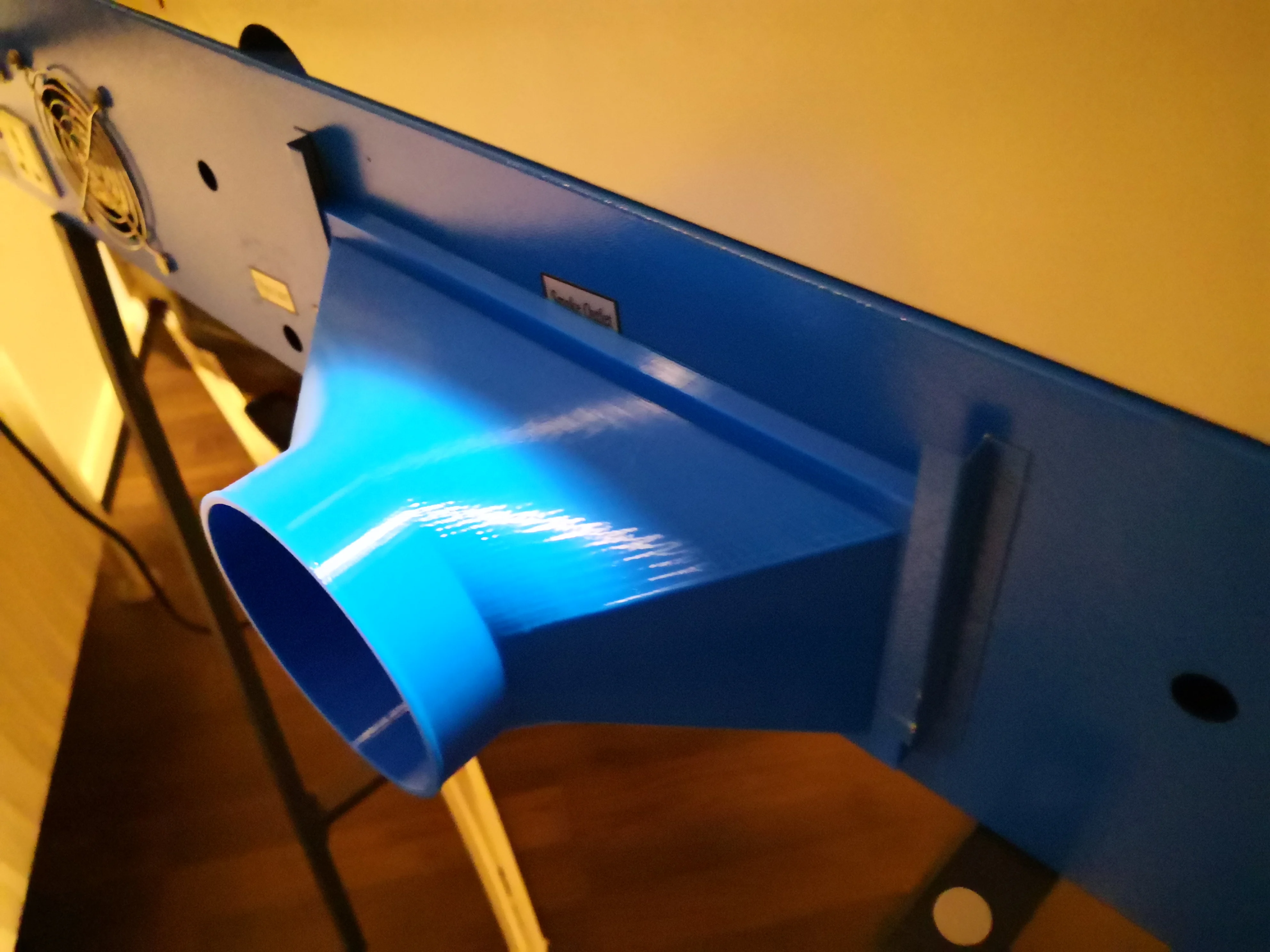 K40 Laser Cutter 3D Printed Exhaust Fore 100mm/4" Hose