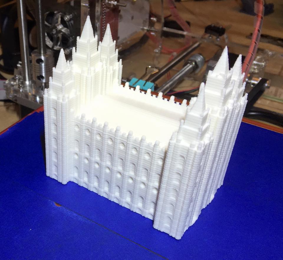 The Salt Lake City Temple (Mormon)