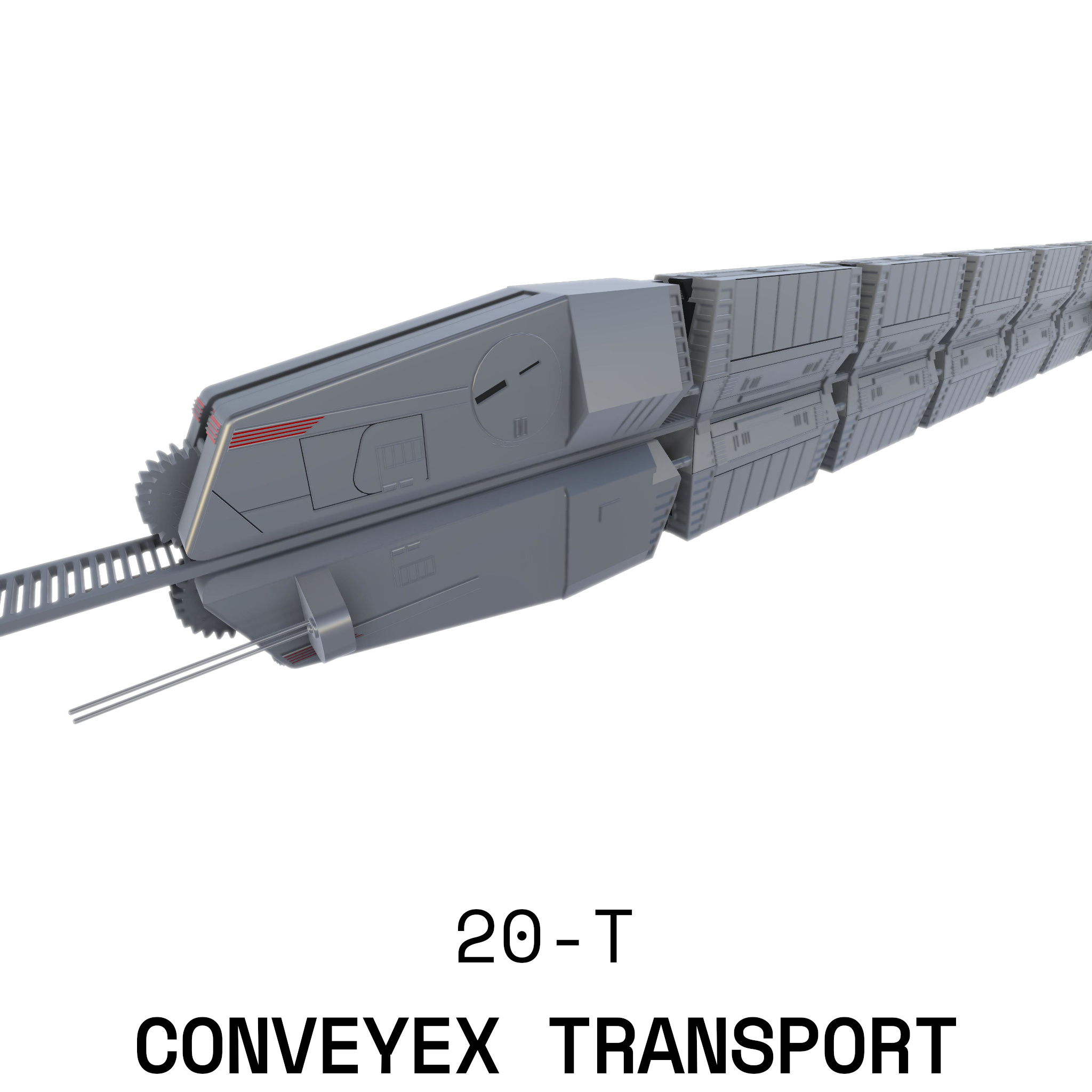 20-T Conveyex Transport (1 to 87 scale)
