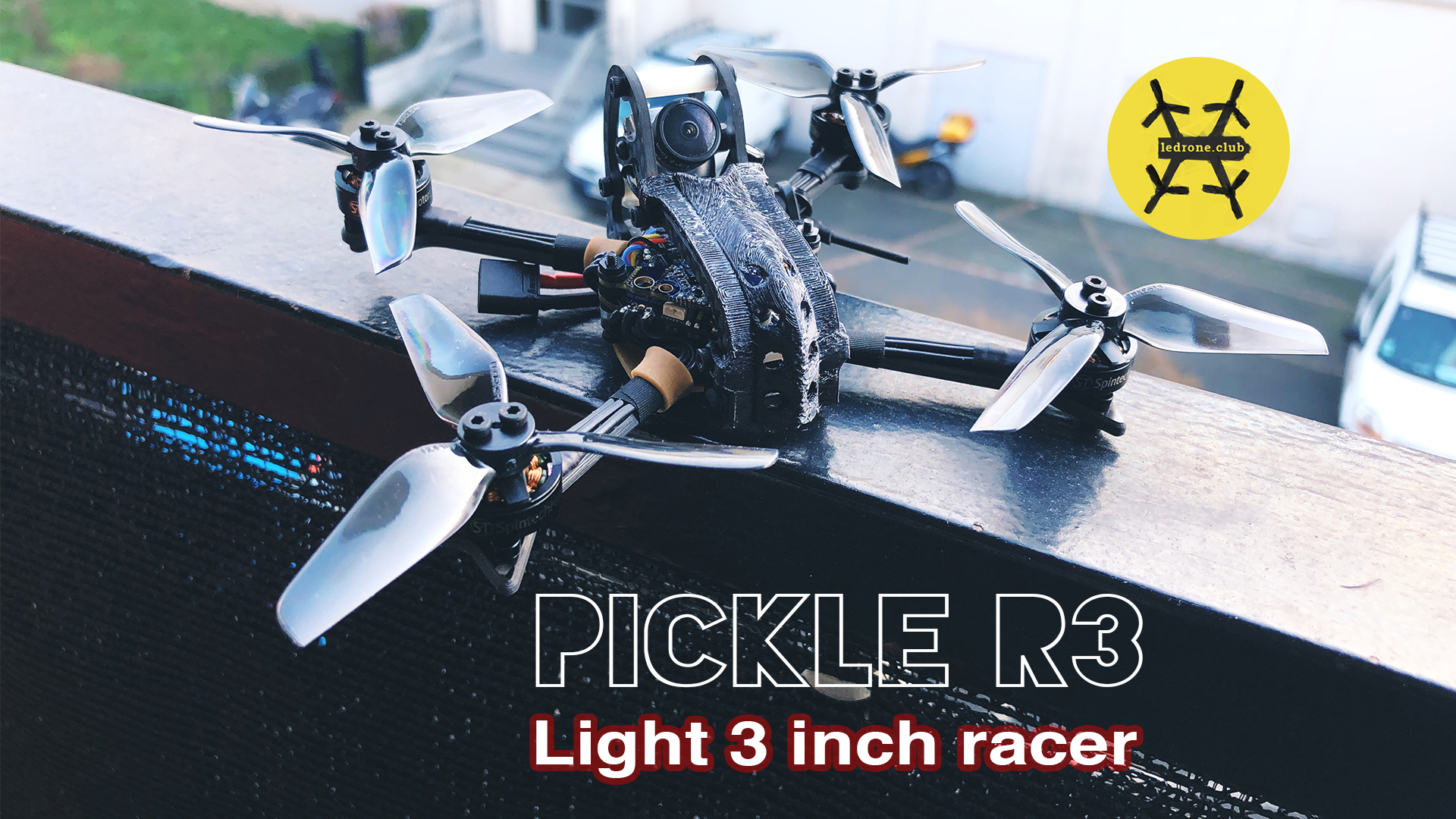Pickle R3 : 3 inch light micro racer frame