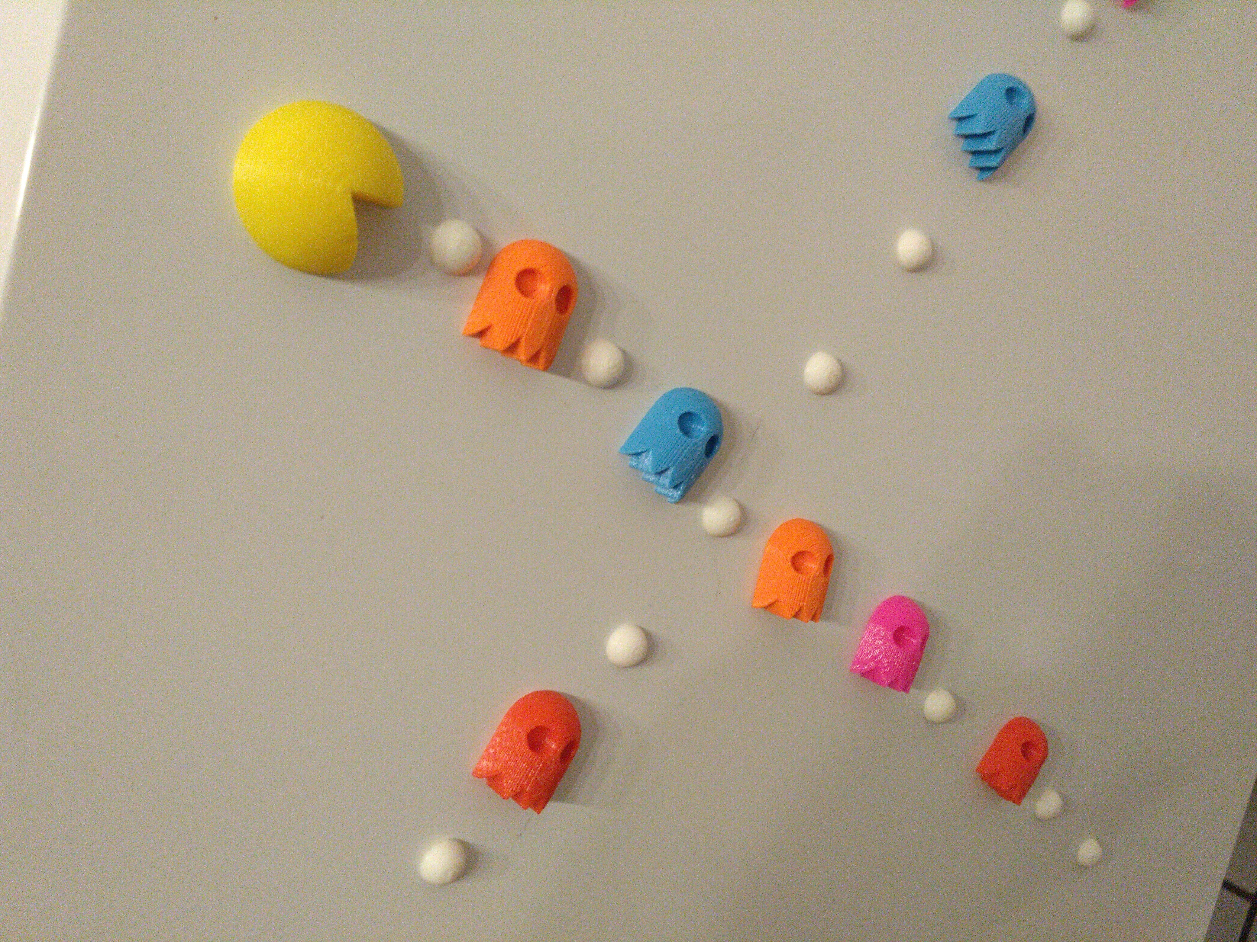 PacMan Magnets (3x3mm Version)