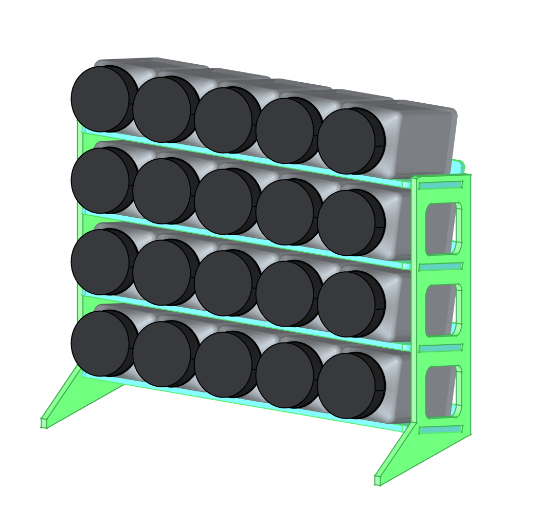 Spice Jar Rack – Compact 4-Tier Organizer