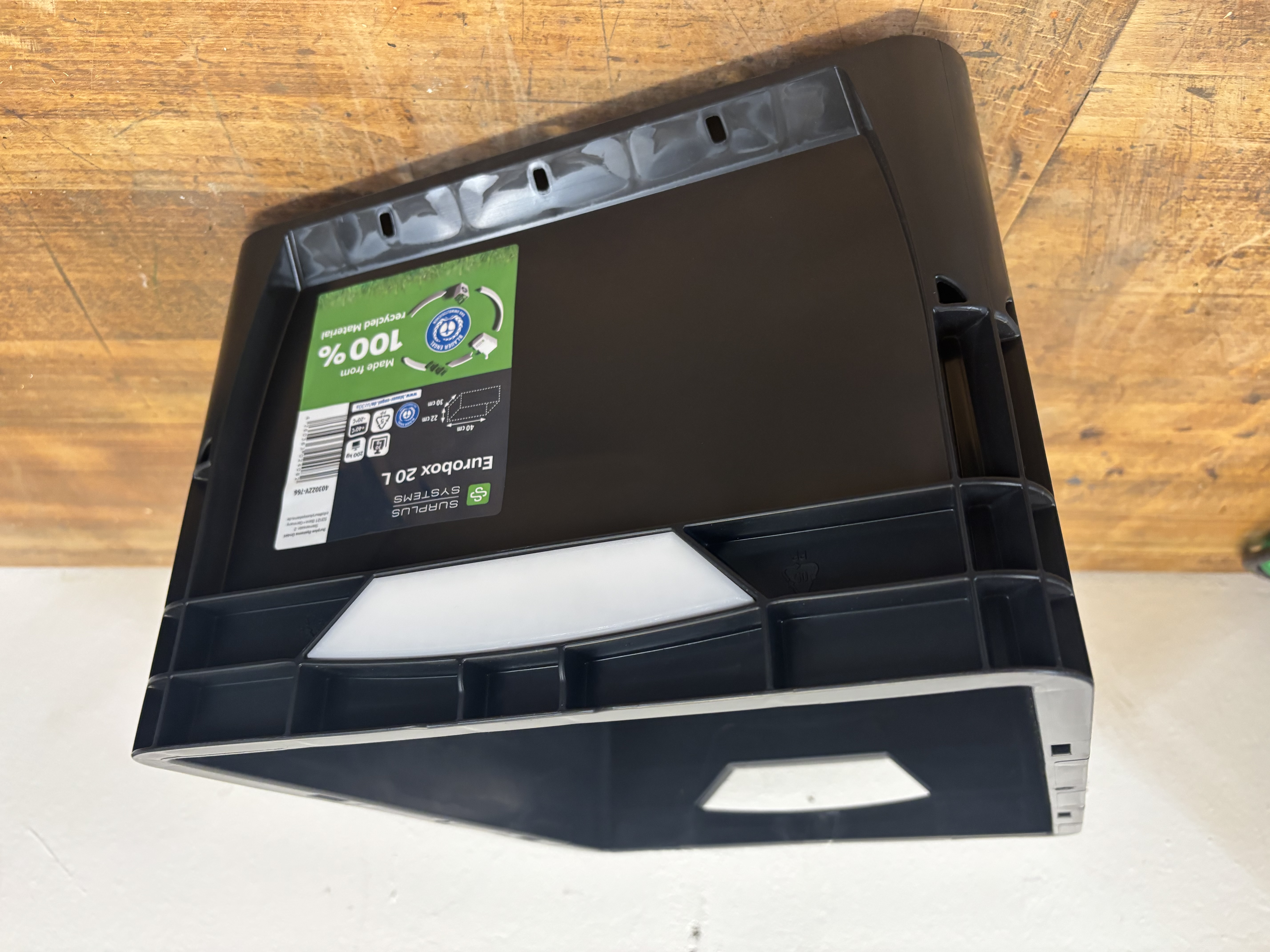 Griffmuldenabdeckung für die Eurobox 20l von Surplus Systems
