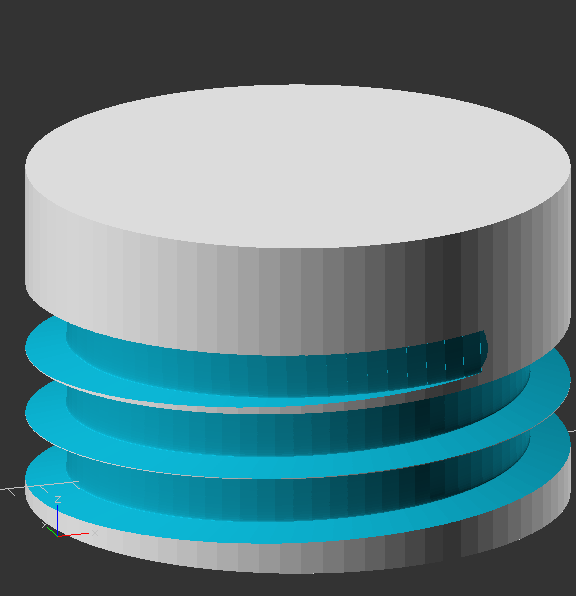 3d Printable Round Threaded Lead Screw and Nut