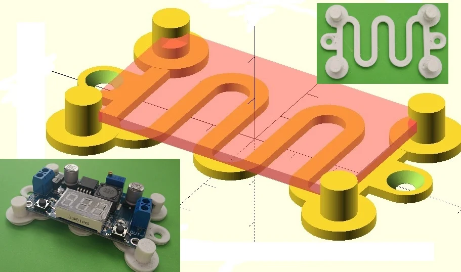Parametric circuit board mount