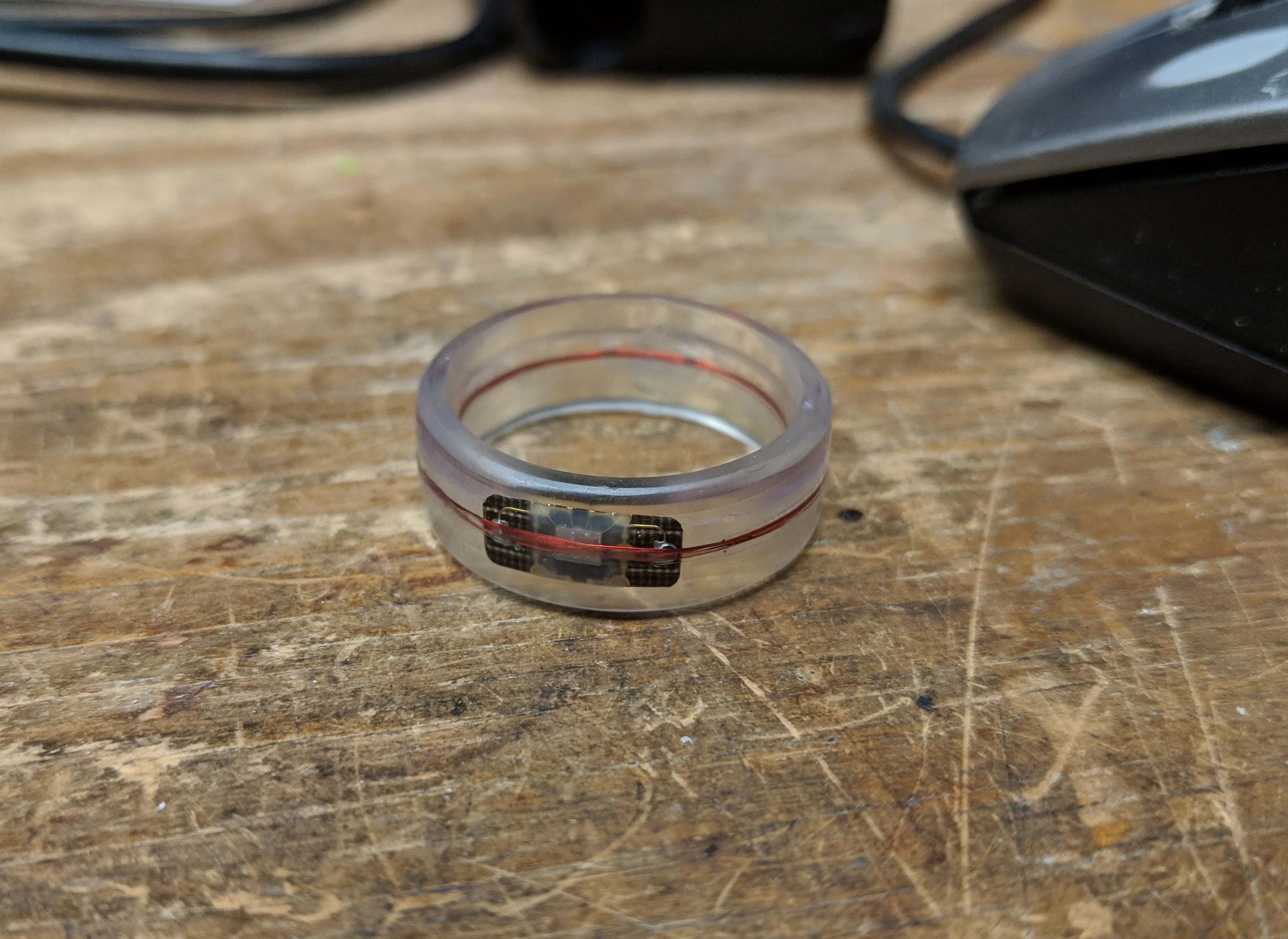 RFID NFC Tap and Go Credit Card Payment Resin Ring