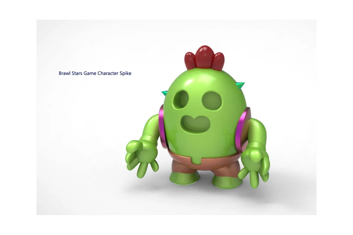 Brawl Stars Game Character Spike Toy