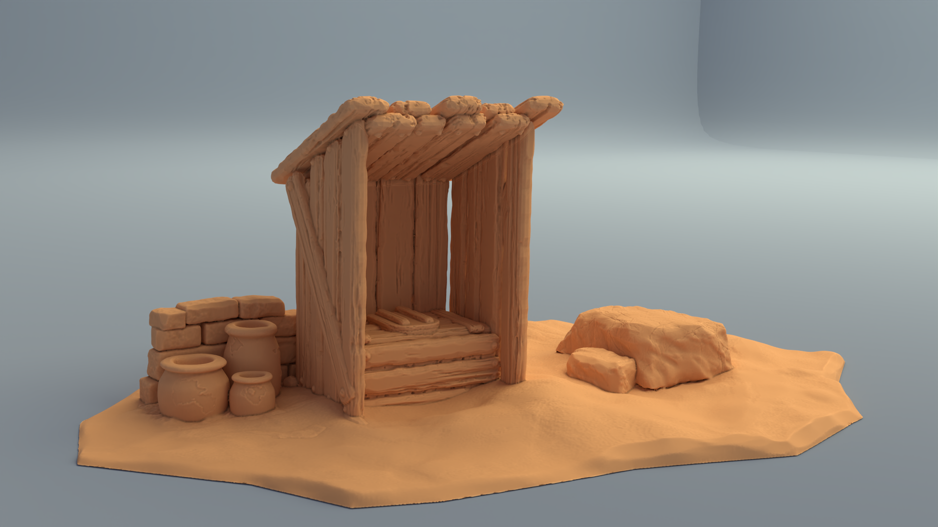 Woodtoilet -  Kickstarter Free Model