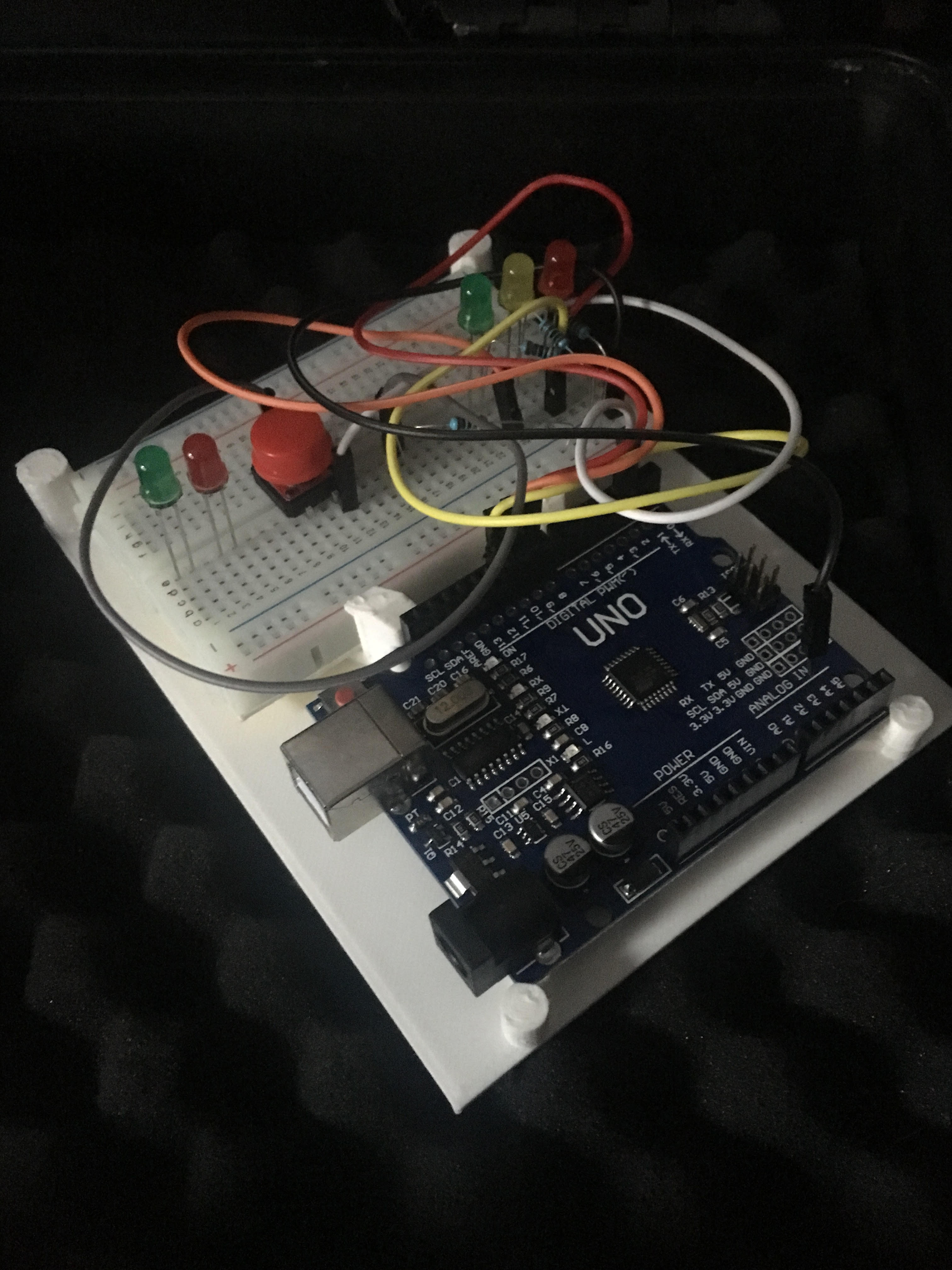 ArduinoUno-MiniBreadboard with sturdy base