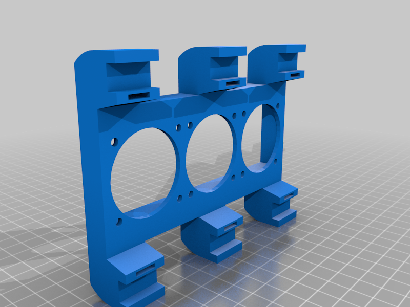XMaxx Three Fan Mount