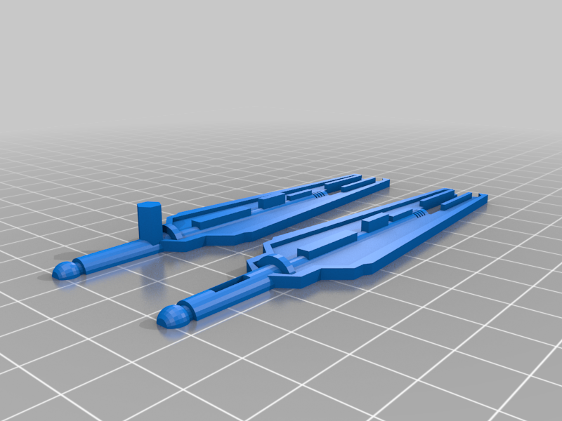 TRANSFORMERS CW SKY LYNX SPARE PARTS (SWORDS AND WING TAIL)