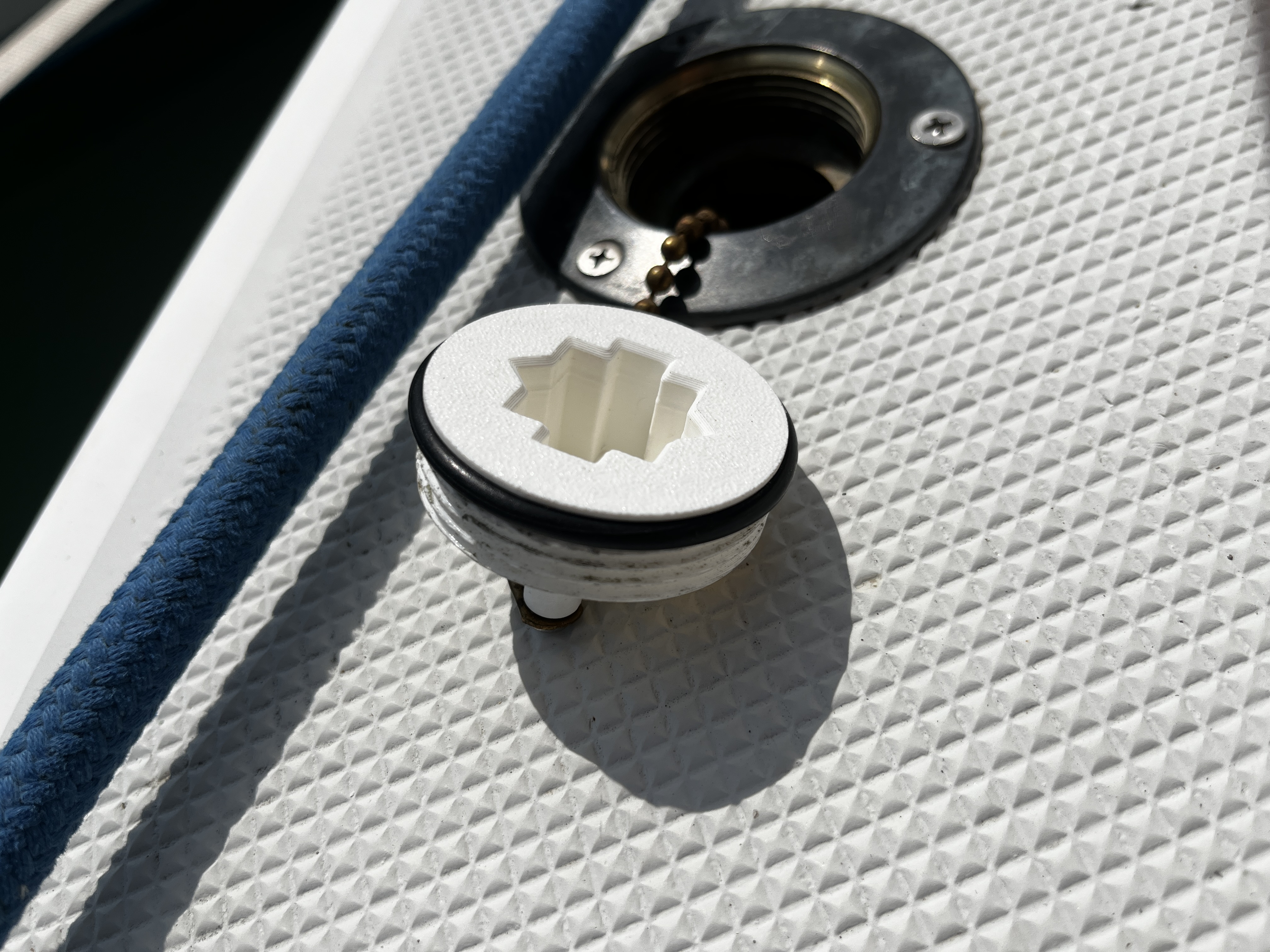Fuel/Water/Waste Deck Filler Cap 47mm