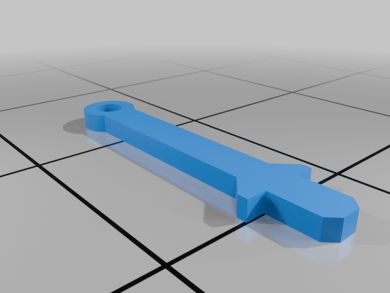Pushrod support F3P  1mm carbon pushrod