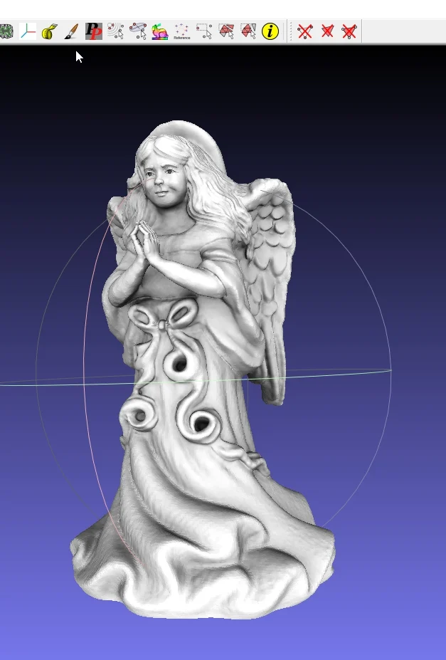 MakerBot ThriftStore Angel Remix with fpertl Praying Hands