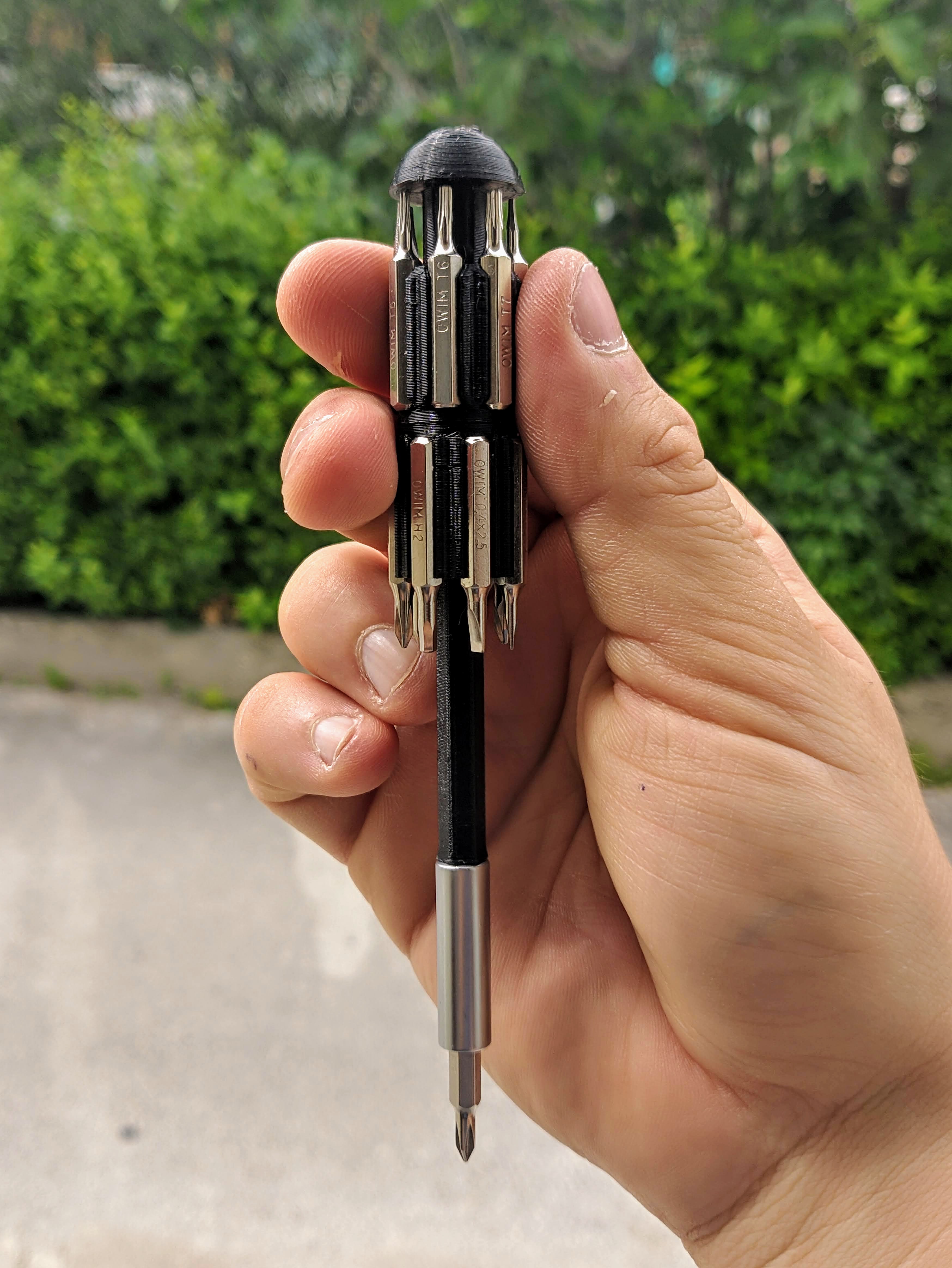 Mini Precision Screwdriver with 14 bit holder