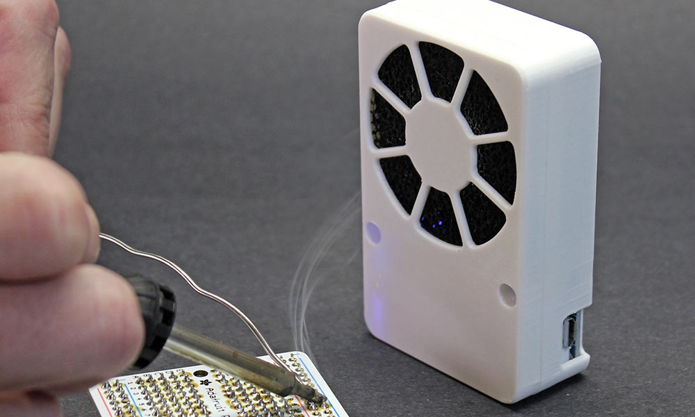 USB Rechargeable Mini Solder Fume Extractor