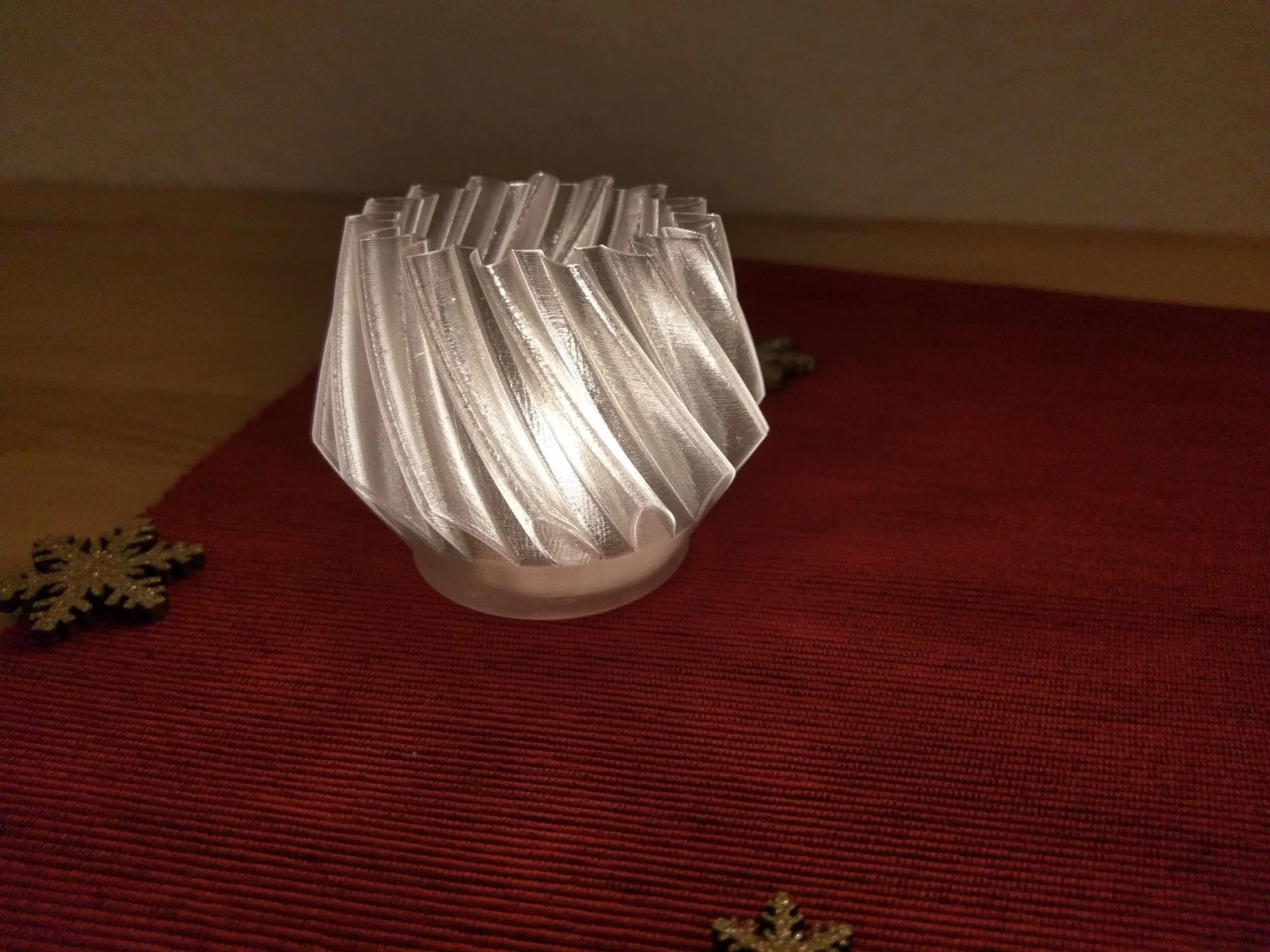 Bevel Gear TeaLight (for LED lights)