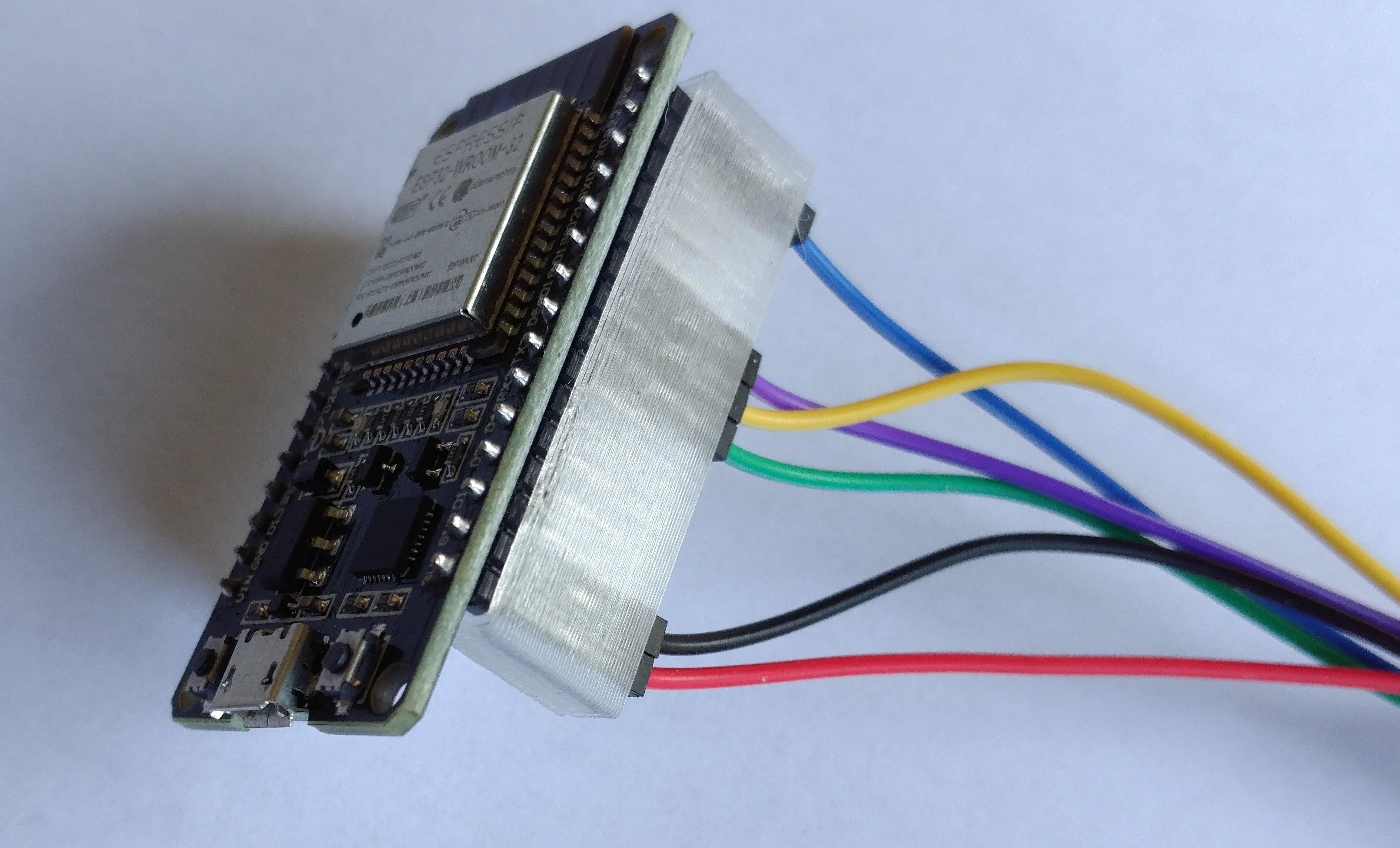 ESP32 Dupont (BLS-01) holders for NodeMCU-32s and DoIt DevKit - header pins 2x19 or 2x15
