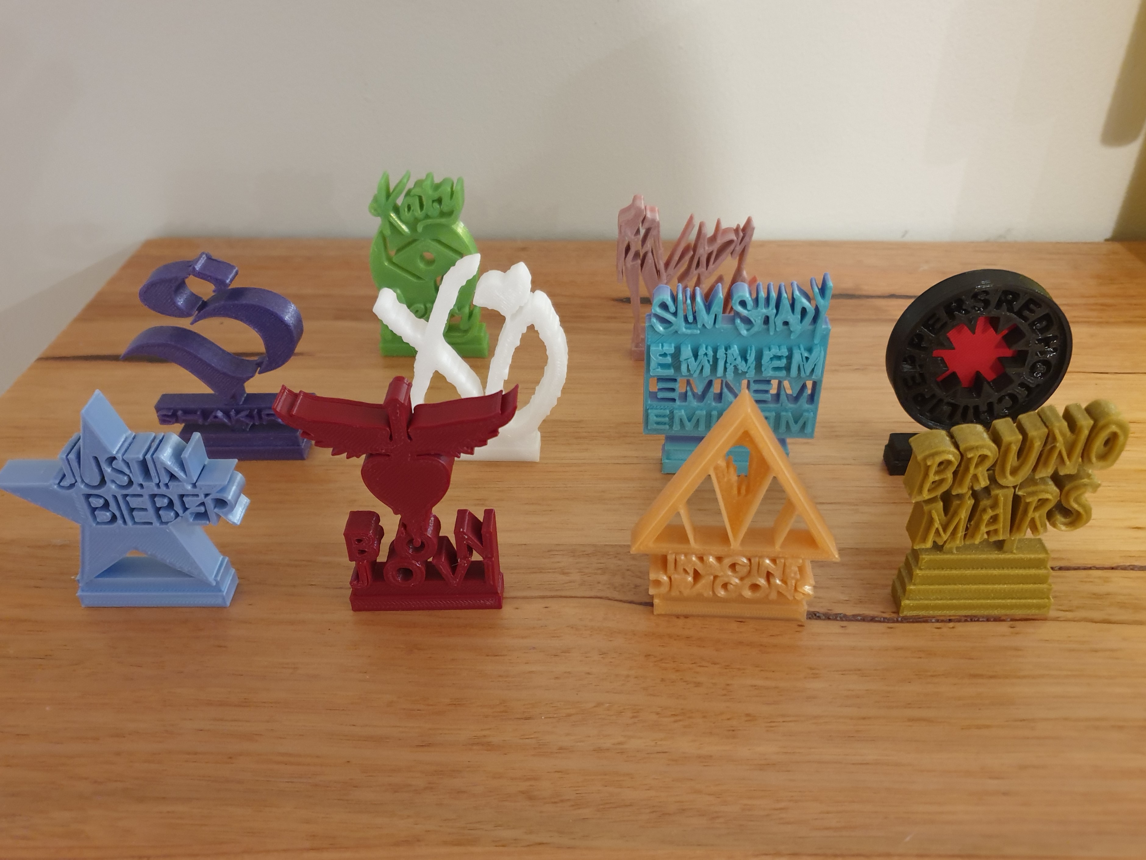 Pop star ornaments