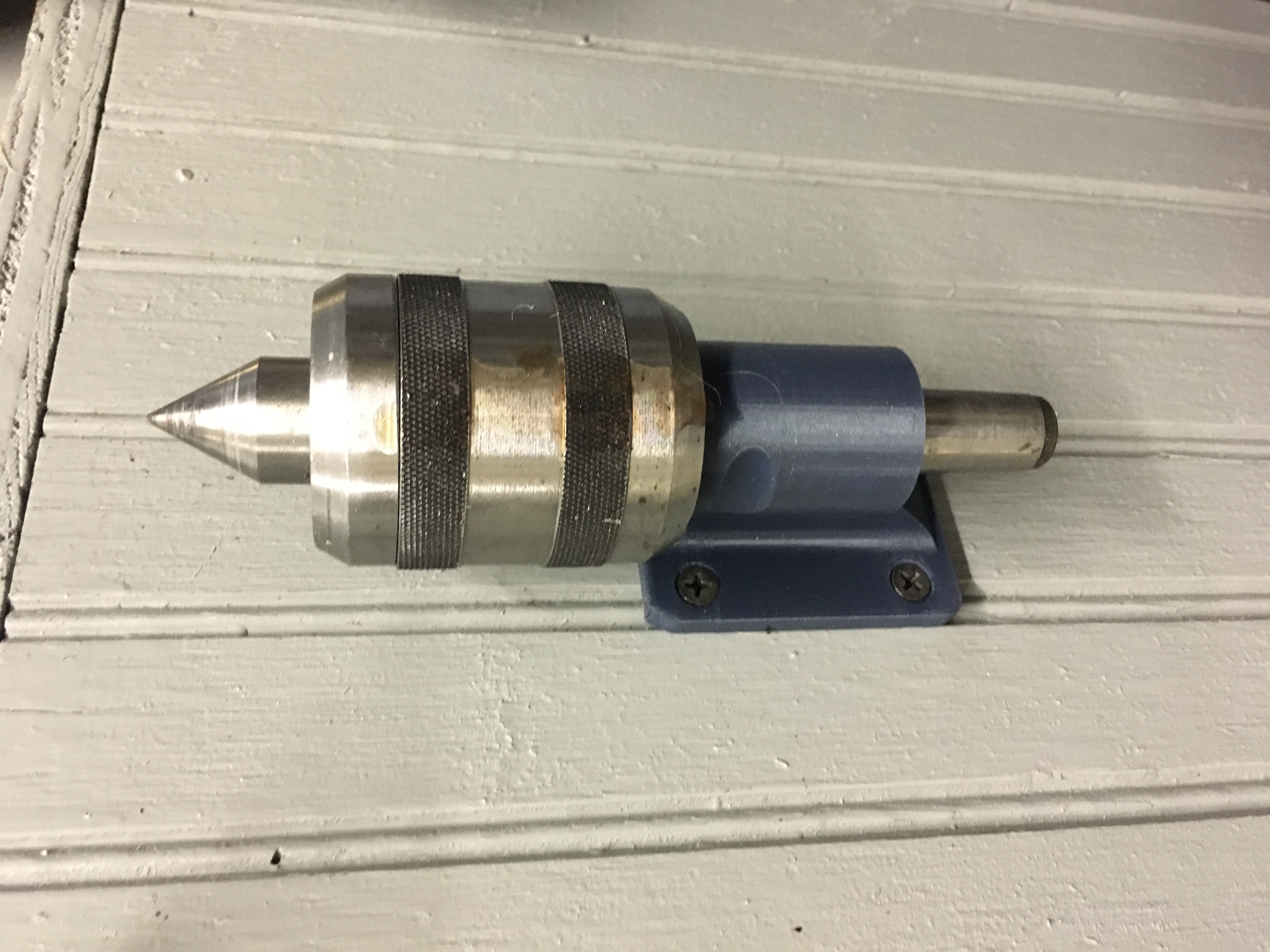 Drill chuck & live center holder