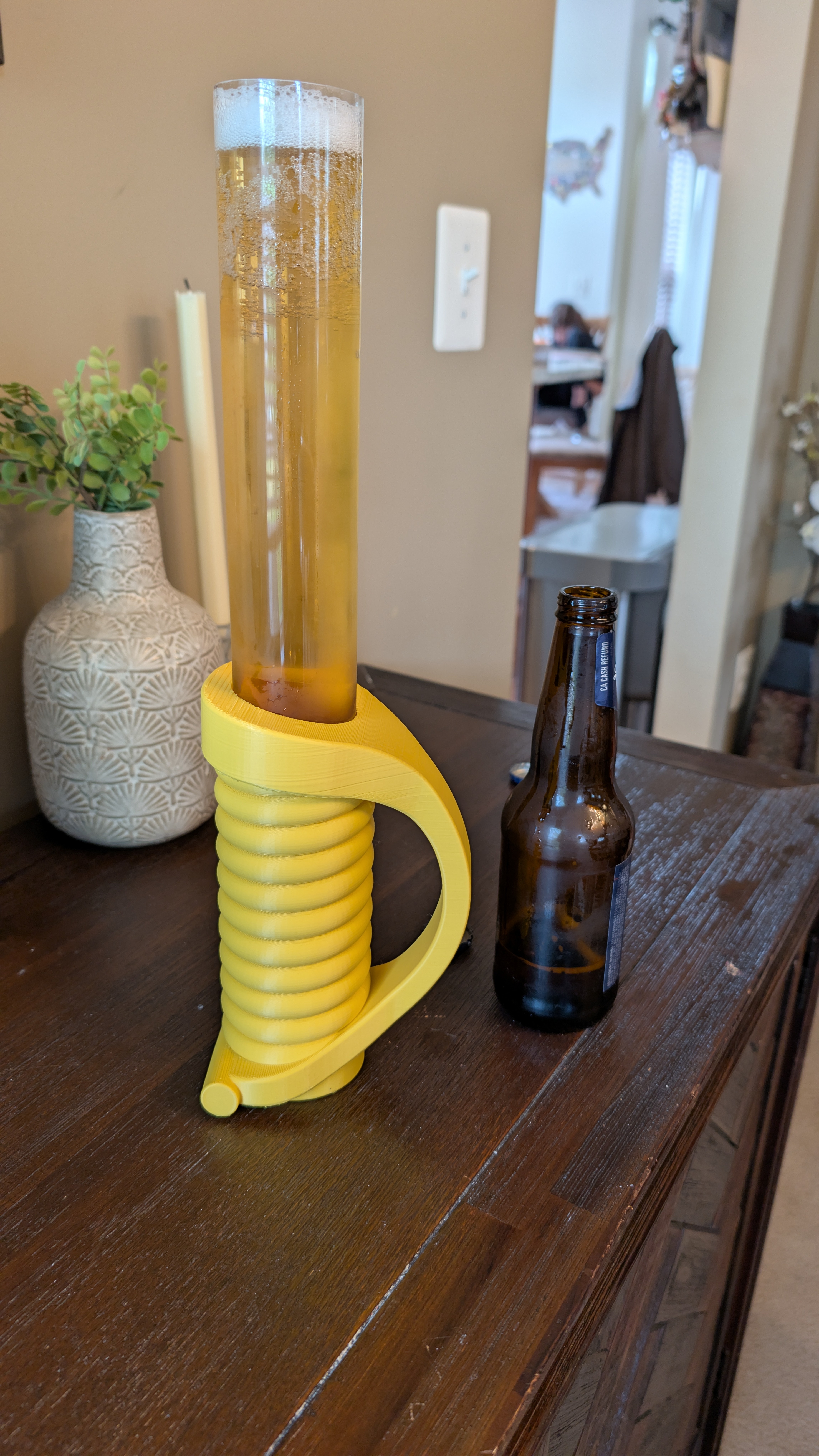 Sword hilt for drinkware.