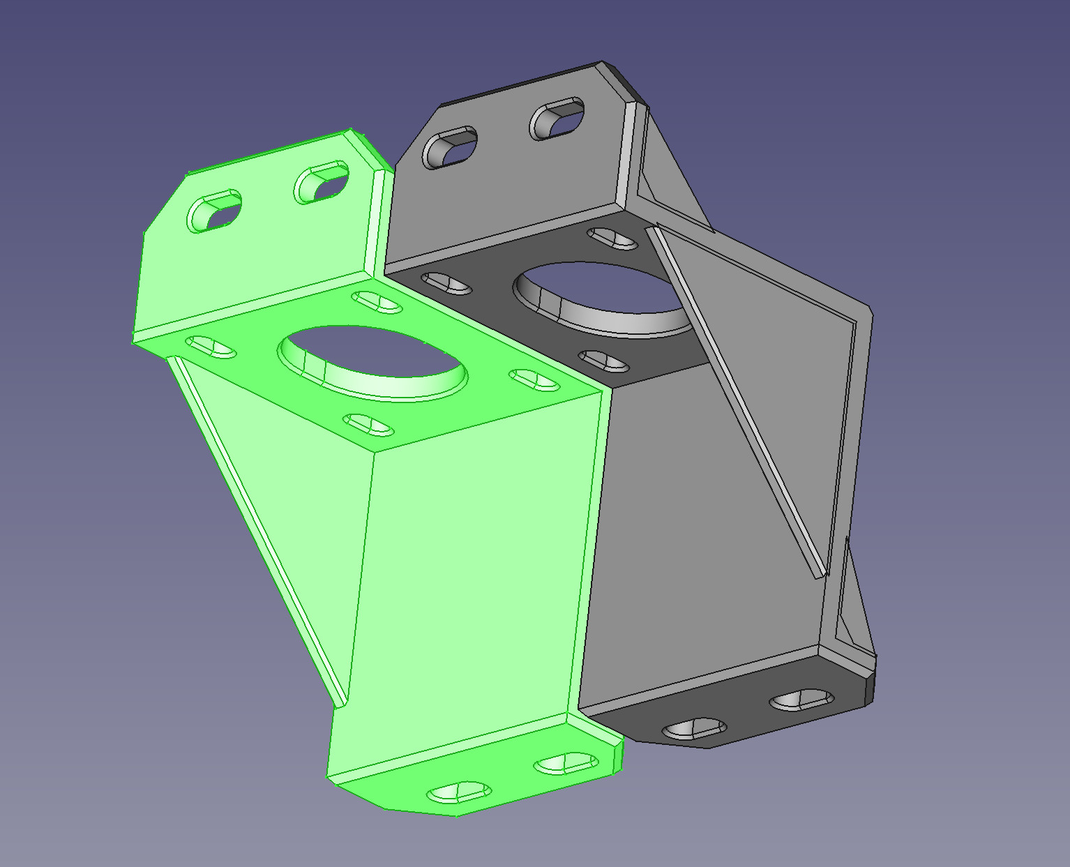 Nema 17 Steppermotor Mount Dual Z-Axis Ender 3