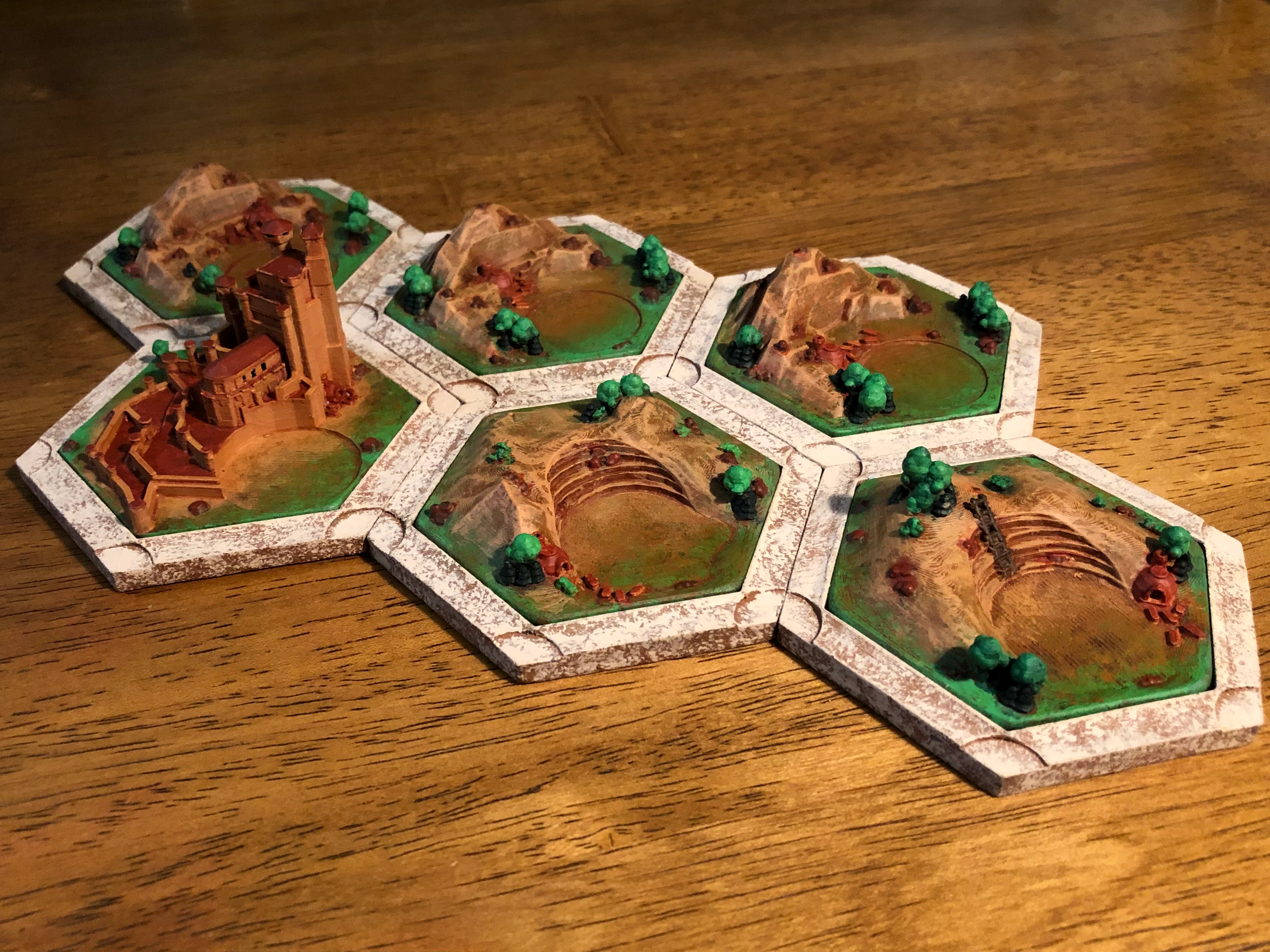 Catan Brick Variants For Dakanzla 2.0 Magnetic Base Set