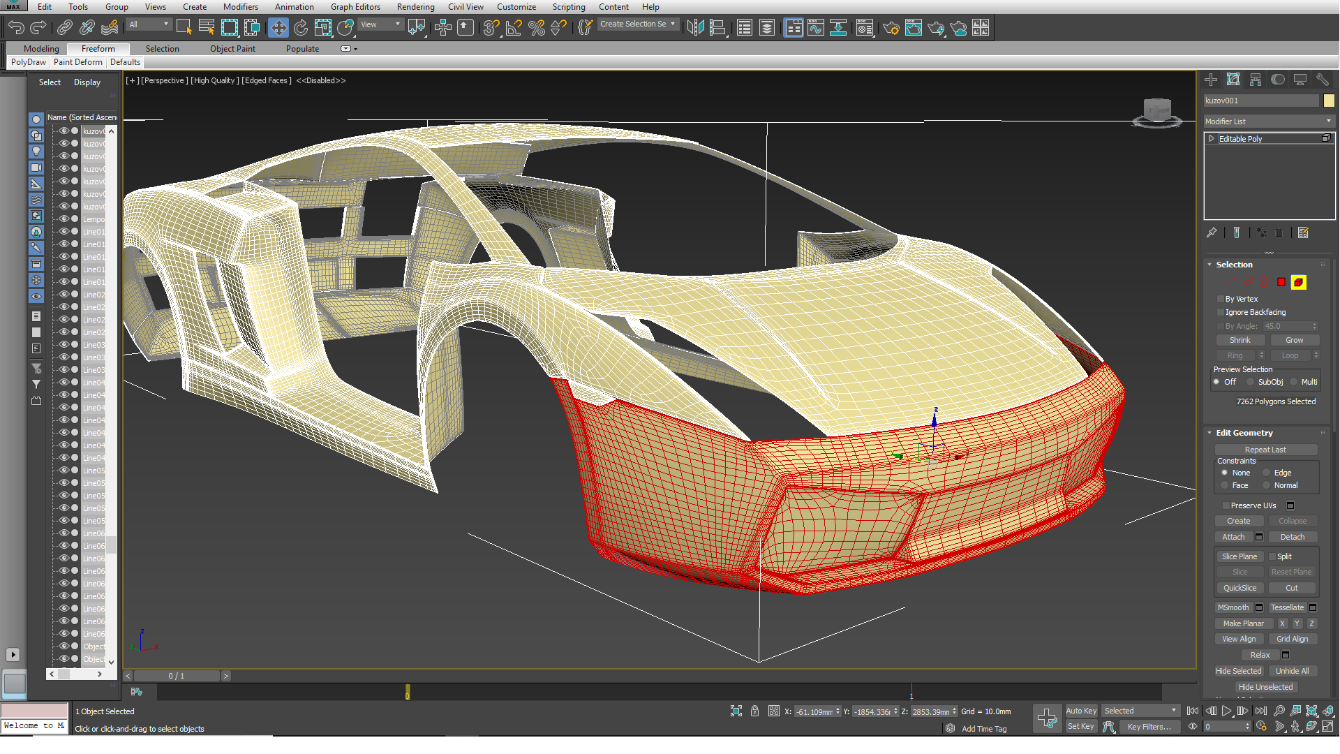 Lamborghini Gallardo, Front Bumper