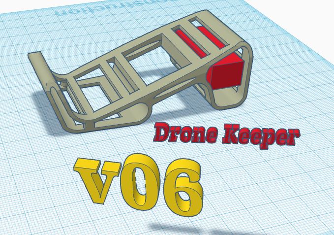 Quad Starting block & Lipo Protector (DroneKeeper version)