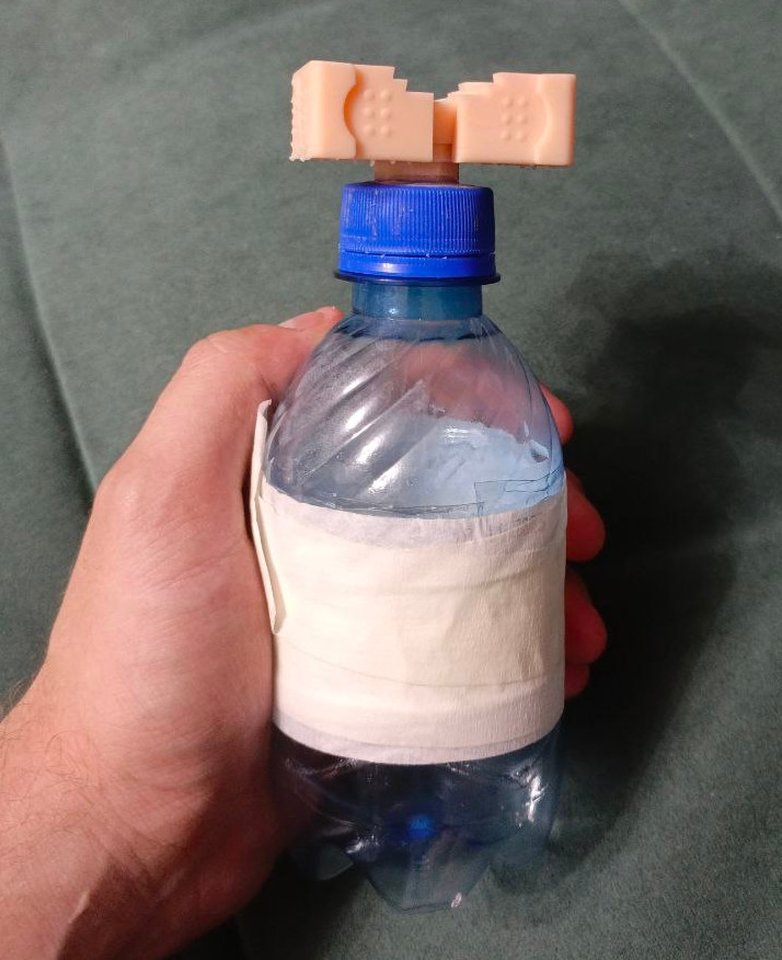 Zero-waste painting Handle