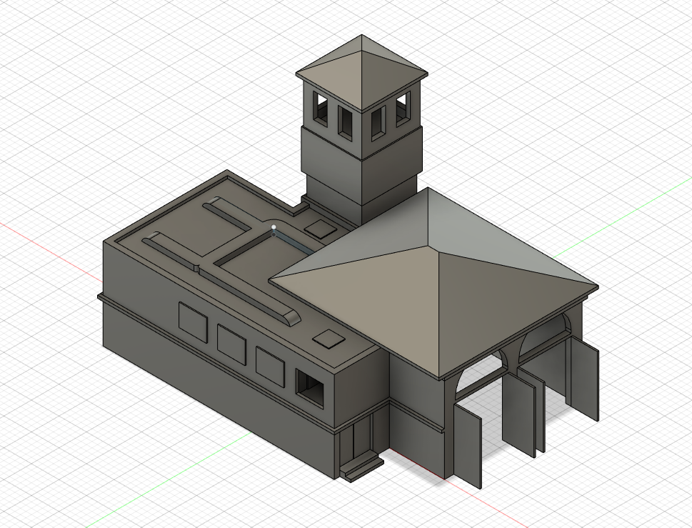 Warzone fire station